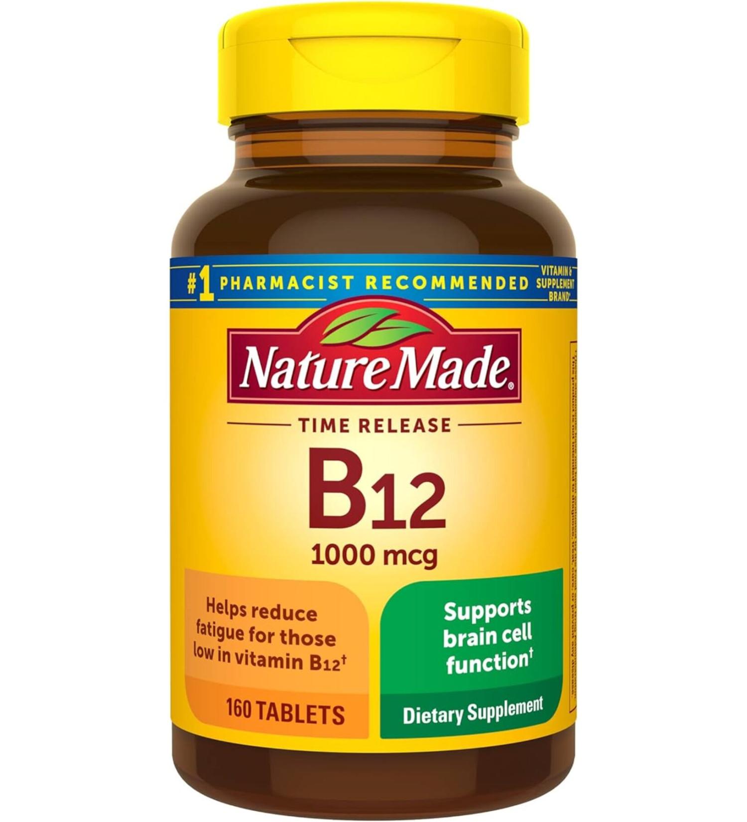 Nature Made B12 1000mcg 160 tablets