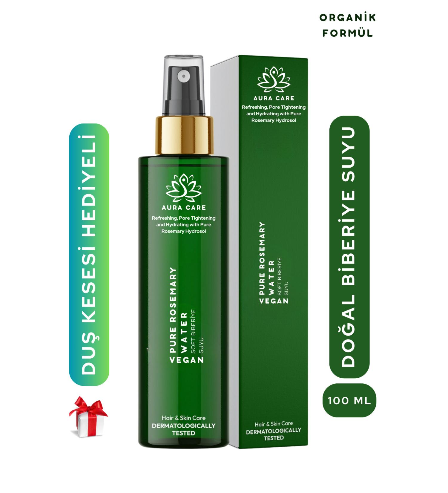 Aura Care Rosemary Water Anti-Hair Loss and Fast Hair Growth Effective Natural Hair Tonic 100 ml - Buy Online on GoSupps.com