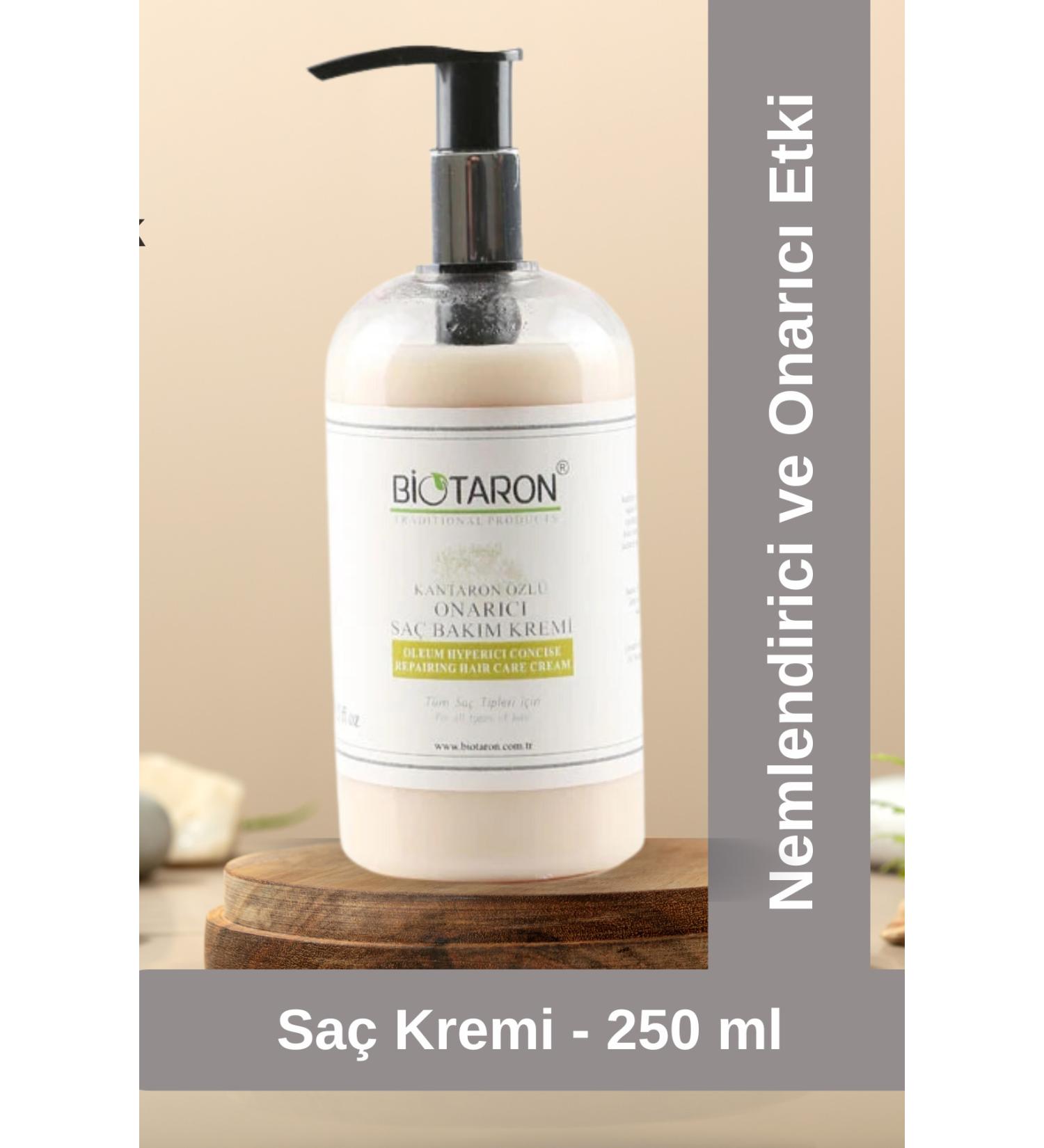 Biotaron Hair Conditioner - 250ml | Moisturizing and Repairing Effect Paraben and Dye Free
