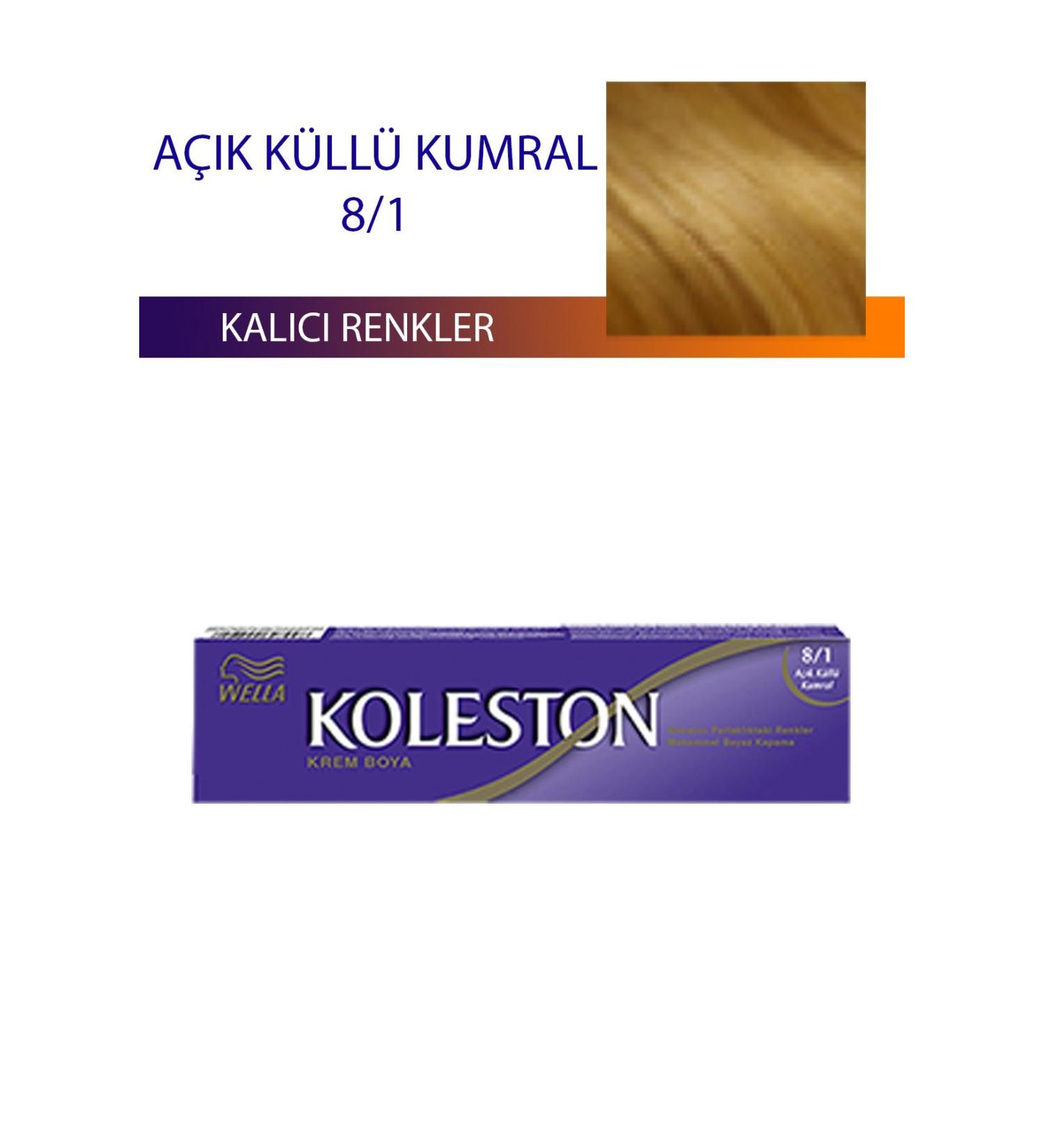 Single Tube Hair Dye Light Ash Blonde 8/1