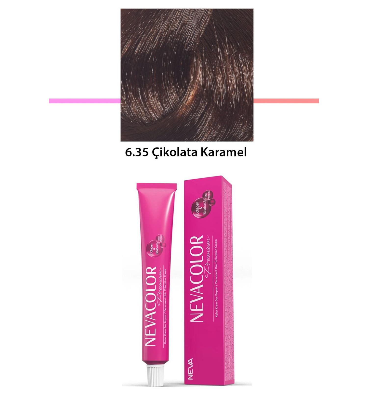 Easy Supply Premium 6.35 Chocolate Caramel - Permanent Cream Hair Dye 50 g Tube