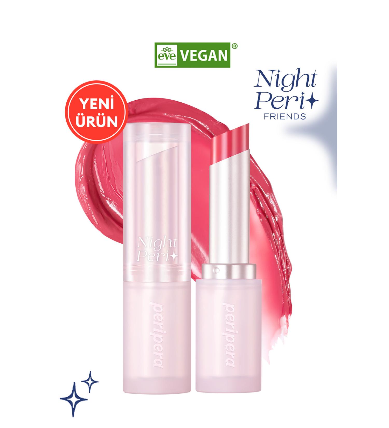 PERIPERA Intense Moisturizing Vegan Lip Balm Ink Mood Glowy Balm (9 PINKMMEL ER) (N GHT PER ) - Buy Online on GoSupps.com