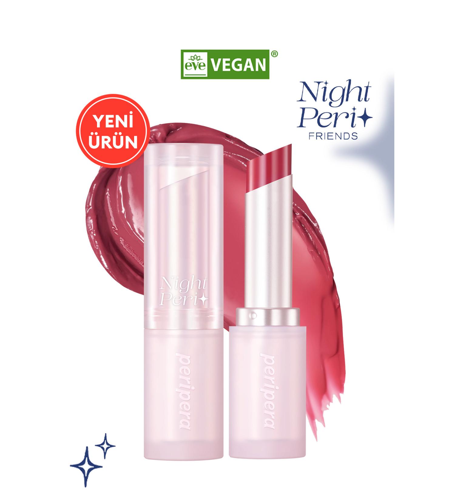 PERIPERA Intense Moisturizing Vegan Lip Balm Ink Mood Glowy Balm (10 ROSY HOUR) (NIGHT PER ) - Buy Online on GoSupps.com