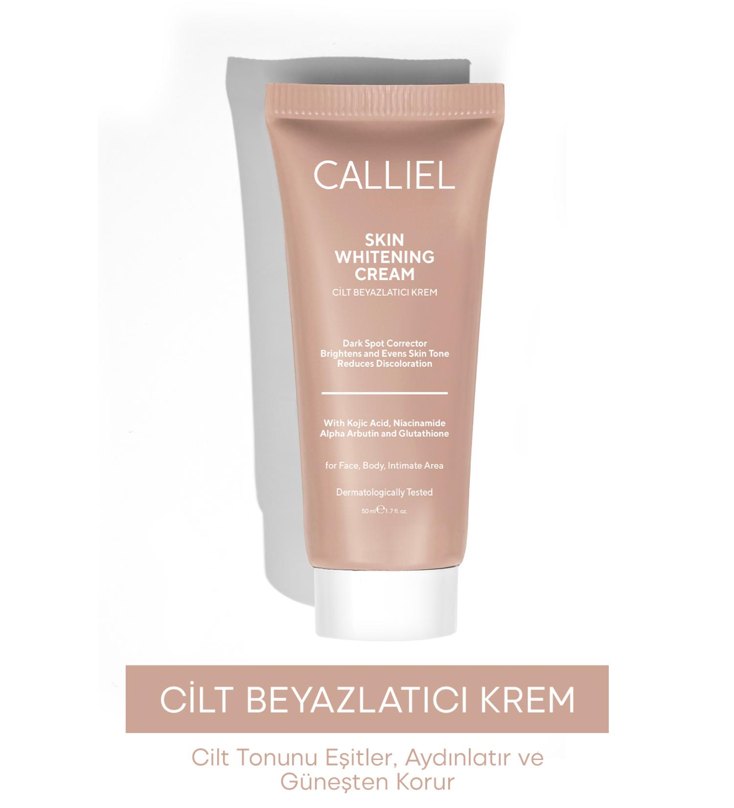 CALLIEL Skin Whitening Brightening Anti-Spot Care Cream Glutathione alpha Arbutin kojic Acid 50ml - Buy Online on GoSupps.com