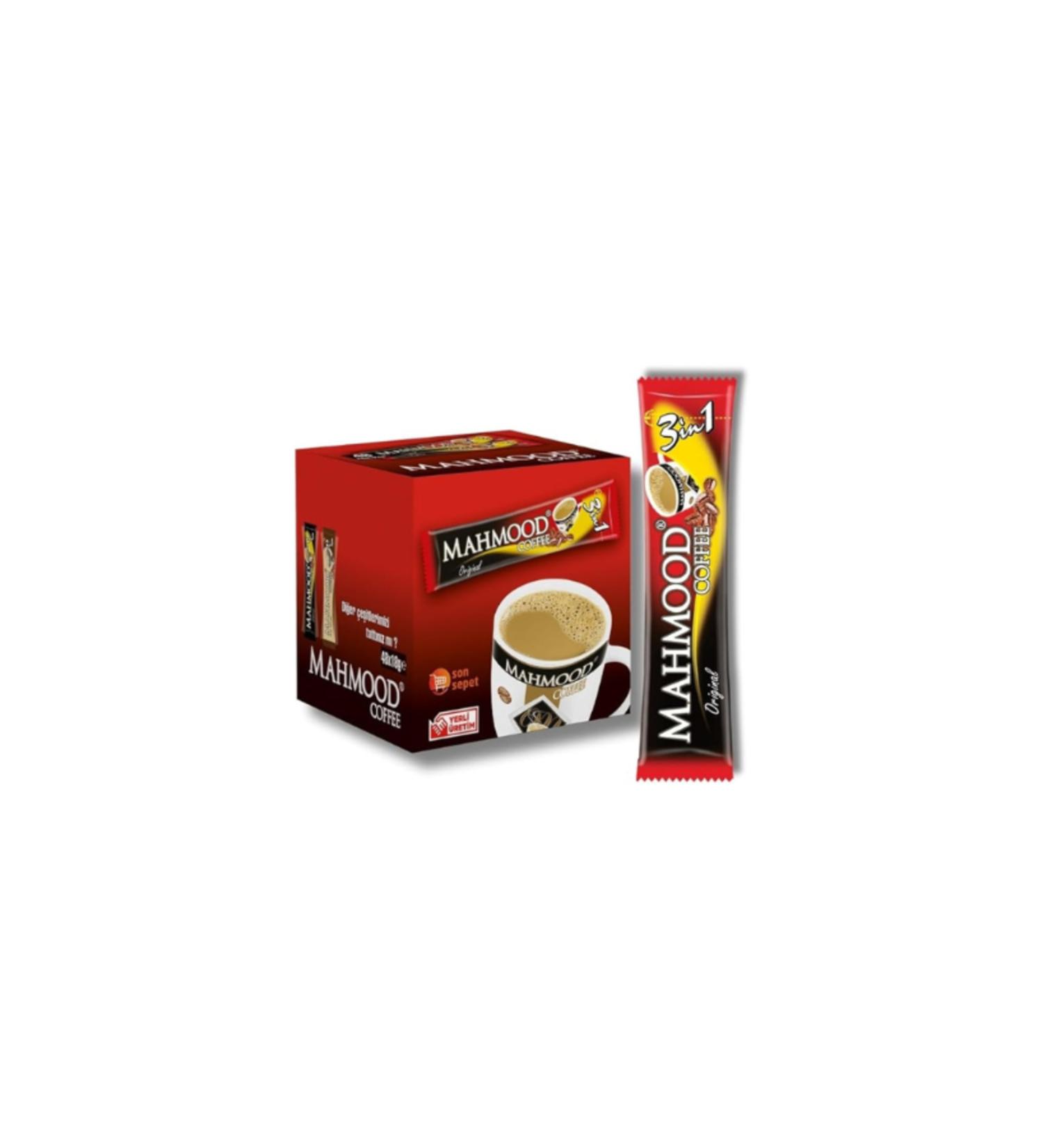 Mahmood Coffee 3in1 Instant Coffee 48 Pieces X 18 Grams