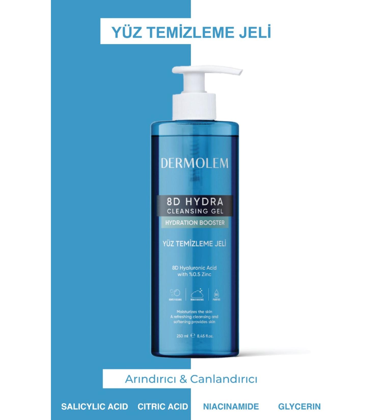 Dermolem Effaclar Face Wash Gel for Oily Acne and Acne Prone Skin 250 ml - Buy Online on GoSupps.com