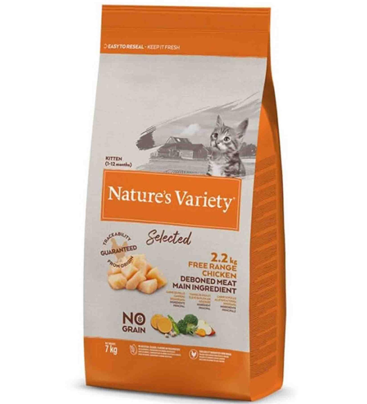 NATURES VARIETY Natures Variety Selected Chicken Meat Grain-Free Kitten Cat Food 7kg
