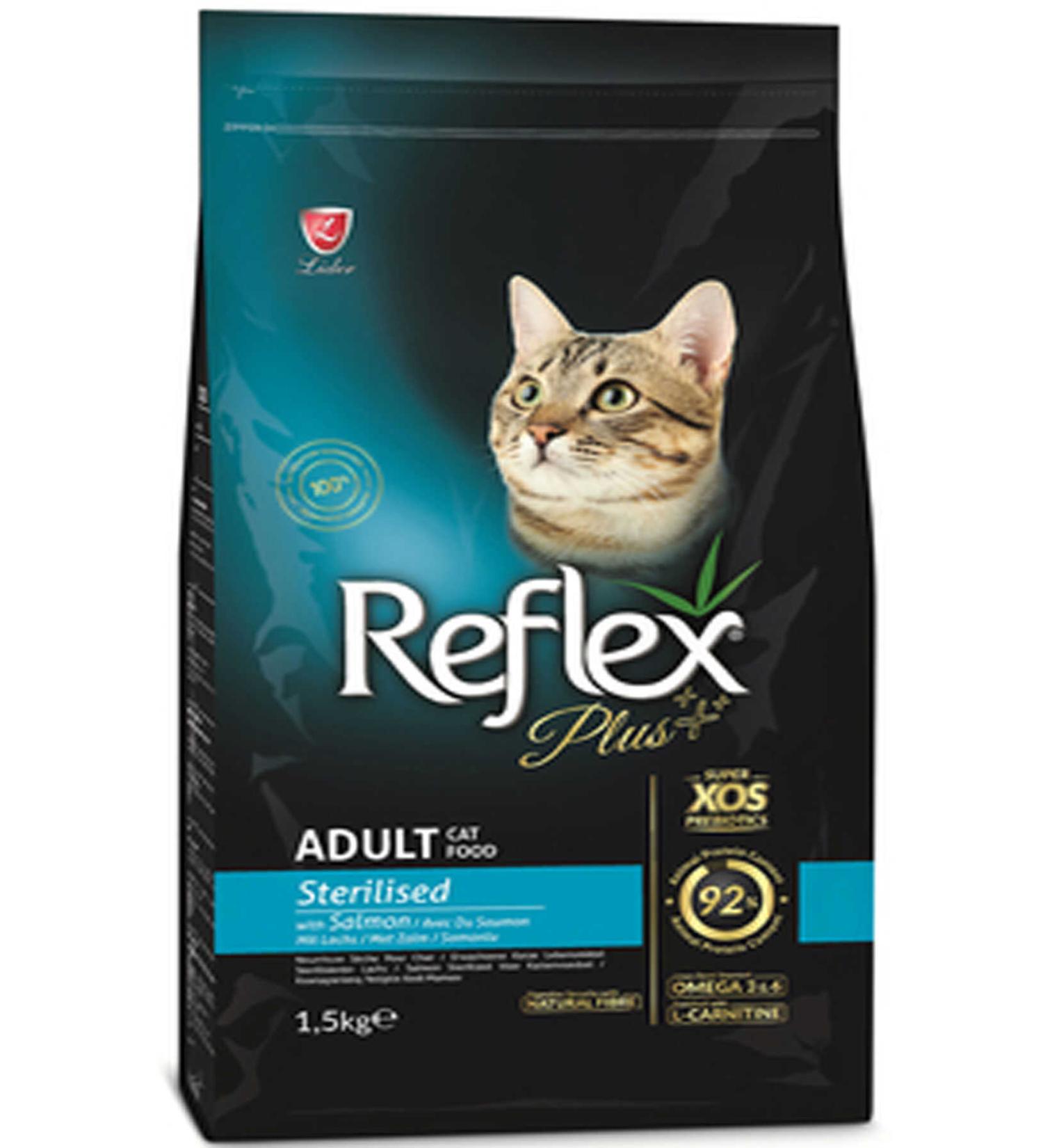 Reflex Plus Salmon Sterilized Adult Cat Food 1.5kg