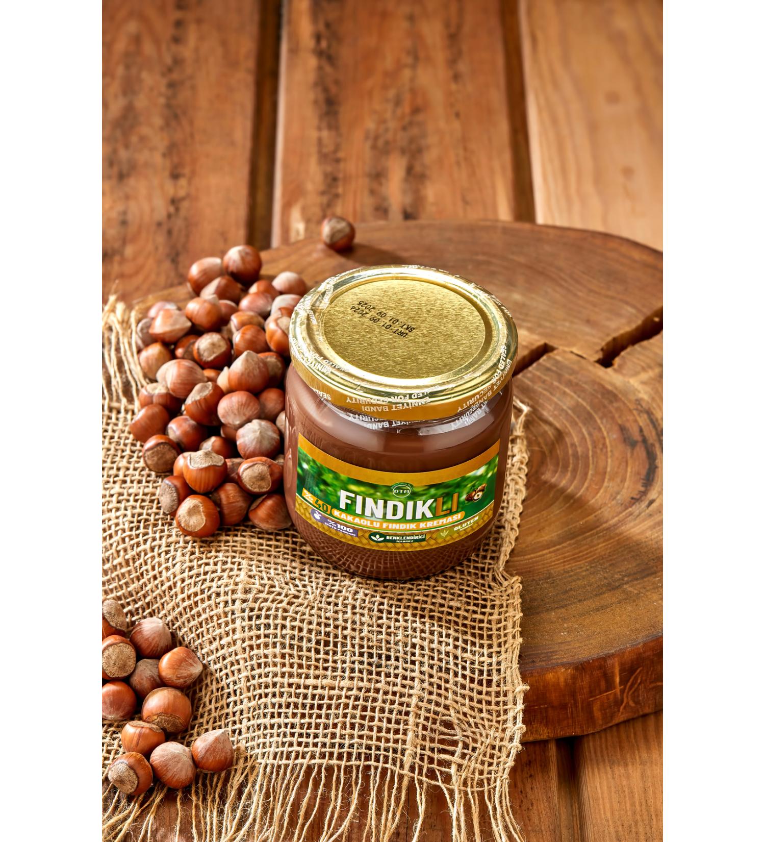 DTM Natural Agriculture Market 400 gr Hazelnut Additive-Free Preservative-Free Cocoa Hazelnut Cream - Buy Online on GoSupps.com
