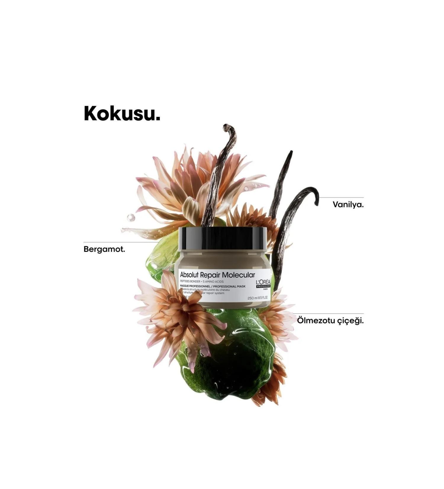 L'oreal Professionnel L'oreal Professionnel Absolut Repair Molecular Structure Renewing Strengthening Mask 250 ml--/+