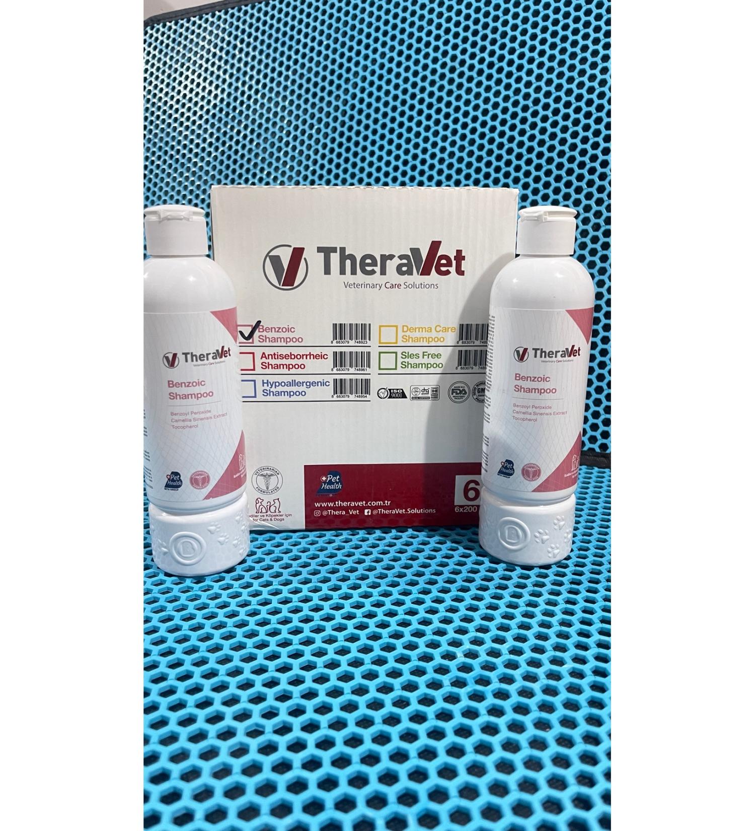 theraveti THERAVET BENZO cat and dog SHAMPOO - Buy Online on GoSupps.com