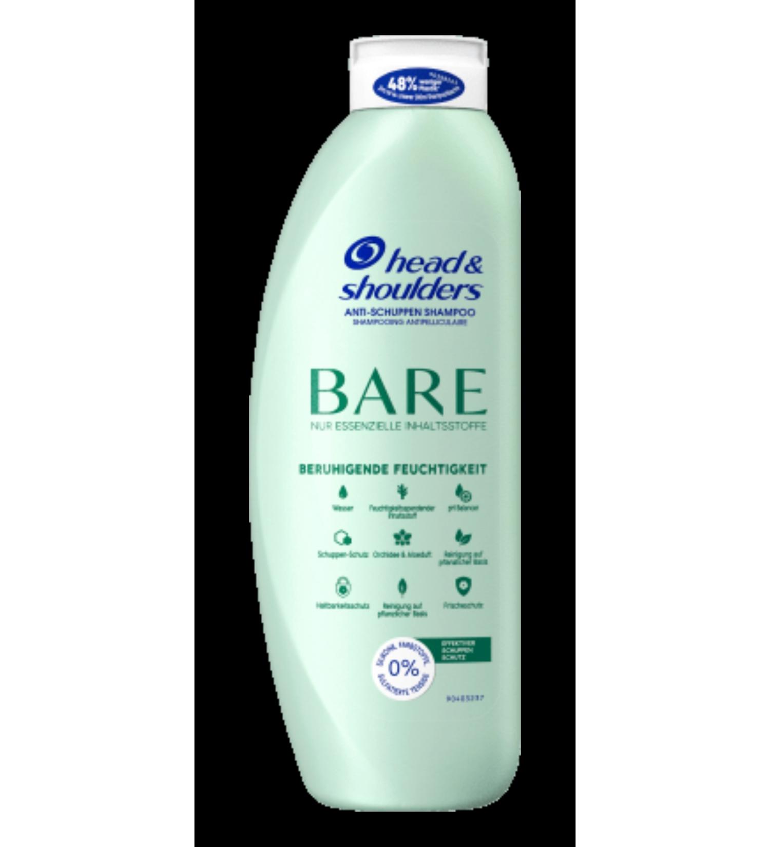 Head Shockers Anti-Dandruff Bare Soothing Moisturizing Shampoo 400 ml