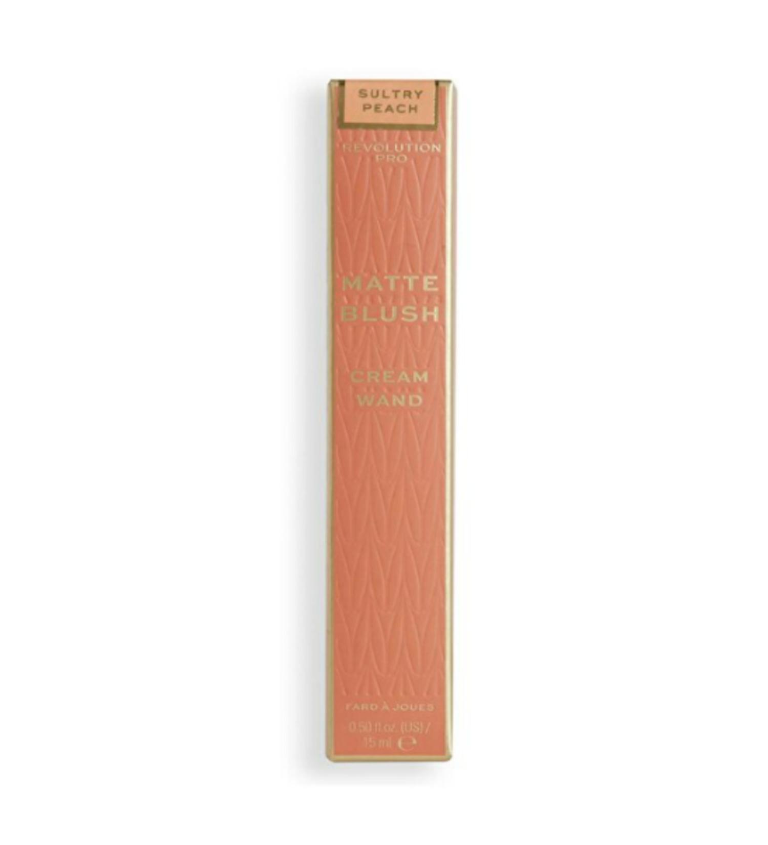 Revolution Pro Iconic Matte Cream Blush Wand Sultry Peach 15 ml - Buy Online on GoSupps.com