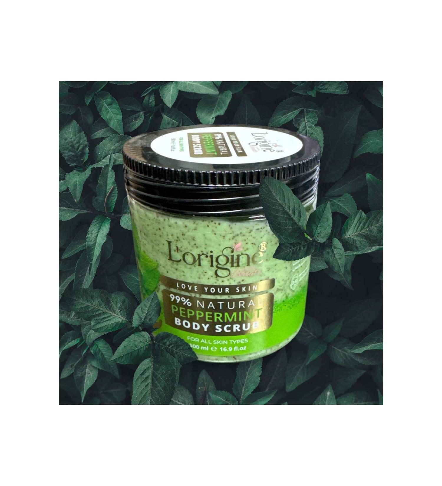 LORIGINE DE LA BEAUTE Body Peeling Green Mint Extract Body Scrup 500ml - Buy Online on GoSupps.com