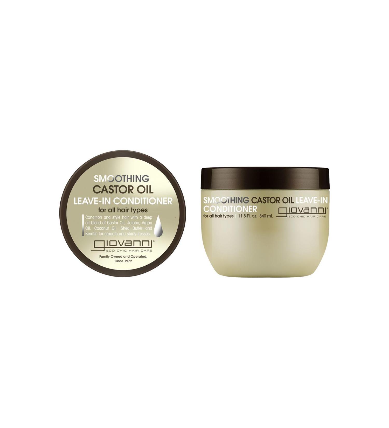 Giovanni Smoothing Castor Oil Leave-In Conditioner 340ML