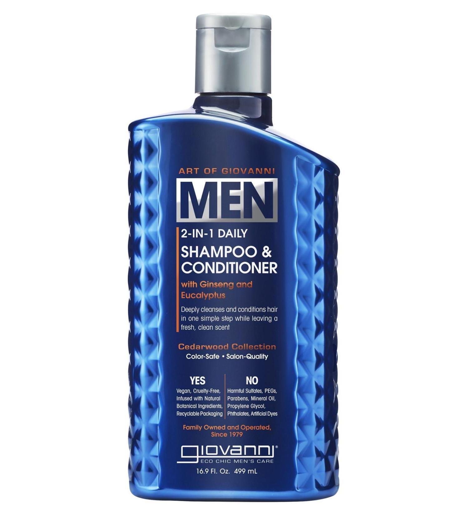 Giovanni Men Daily Shampoo and Conditioner 499ML