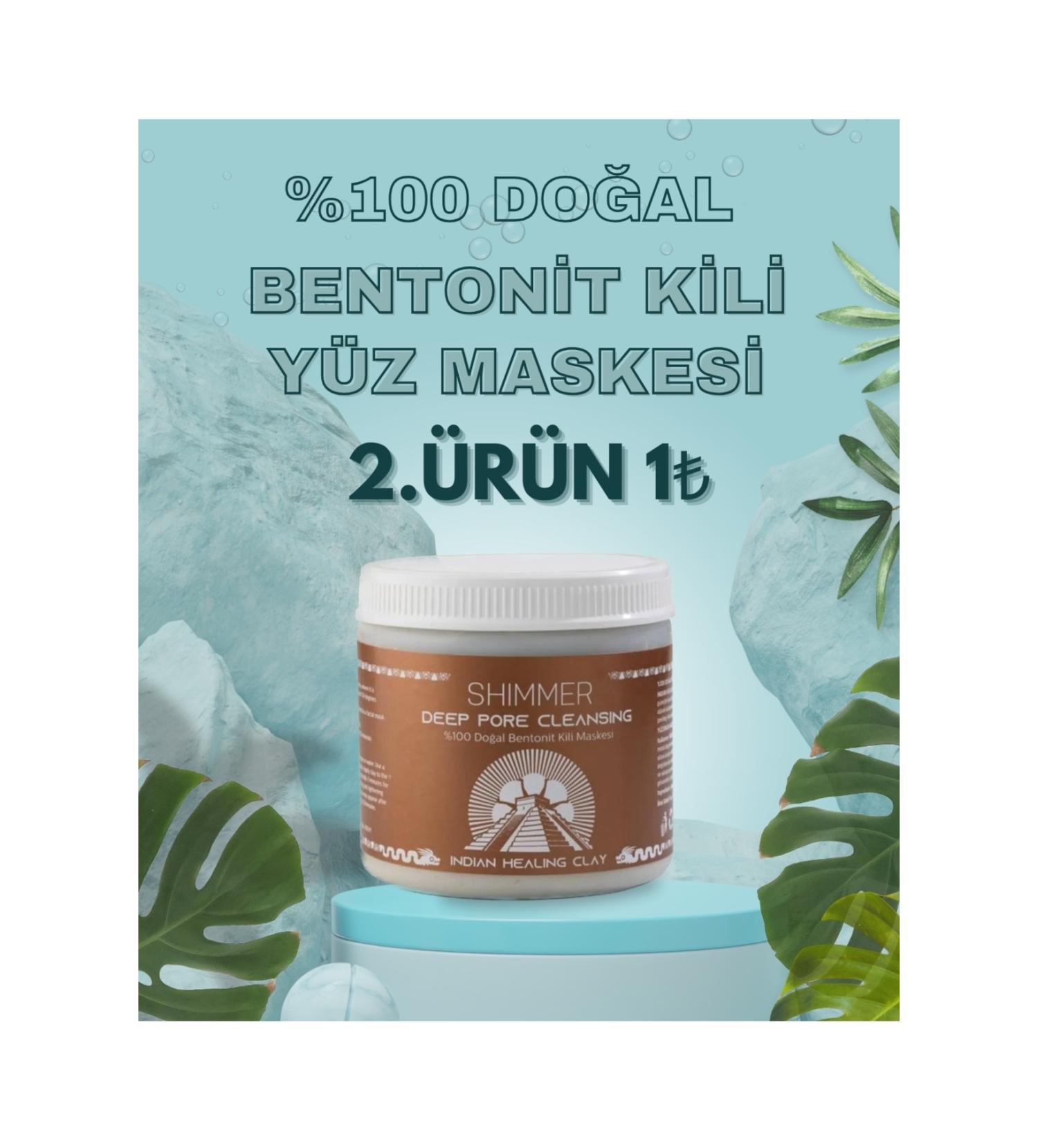 Shimmer Bentonite Clay Mask 454 gr - Buy Online on GoSupps.com