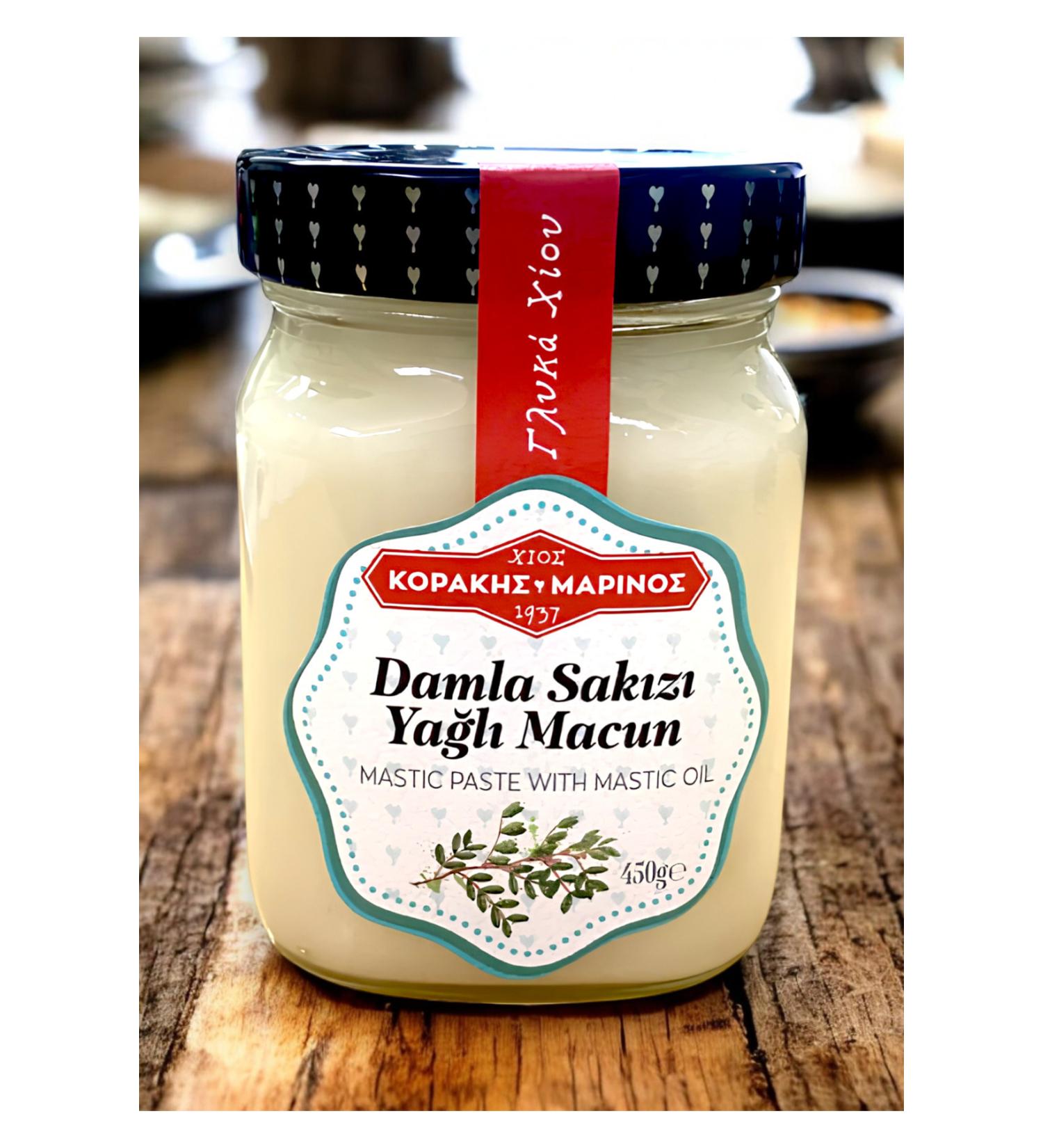 Korakis Natural Mastic Paste 450gr (glass jar)