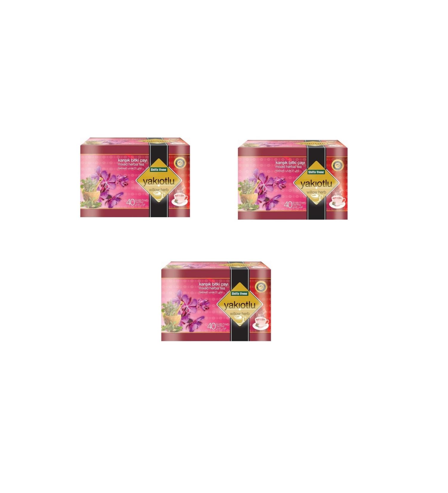 Shiffa Home Mixed Herbal Tea with Fuel 40 Pieces 3 Pieces