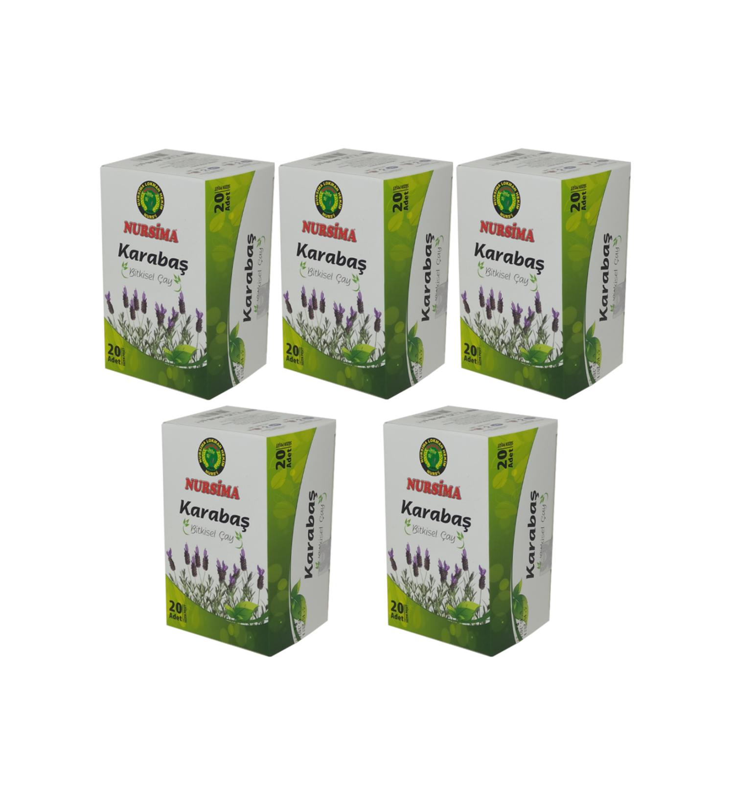 Nursima Karabas Herbal Tea 20 Filter Bags 5 Boxes