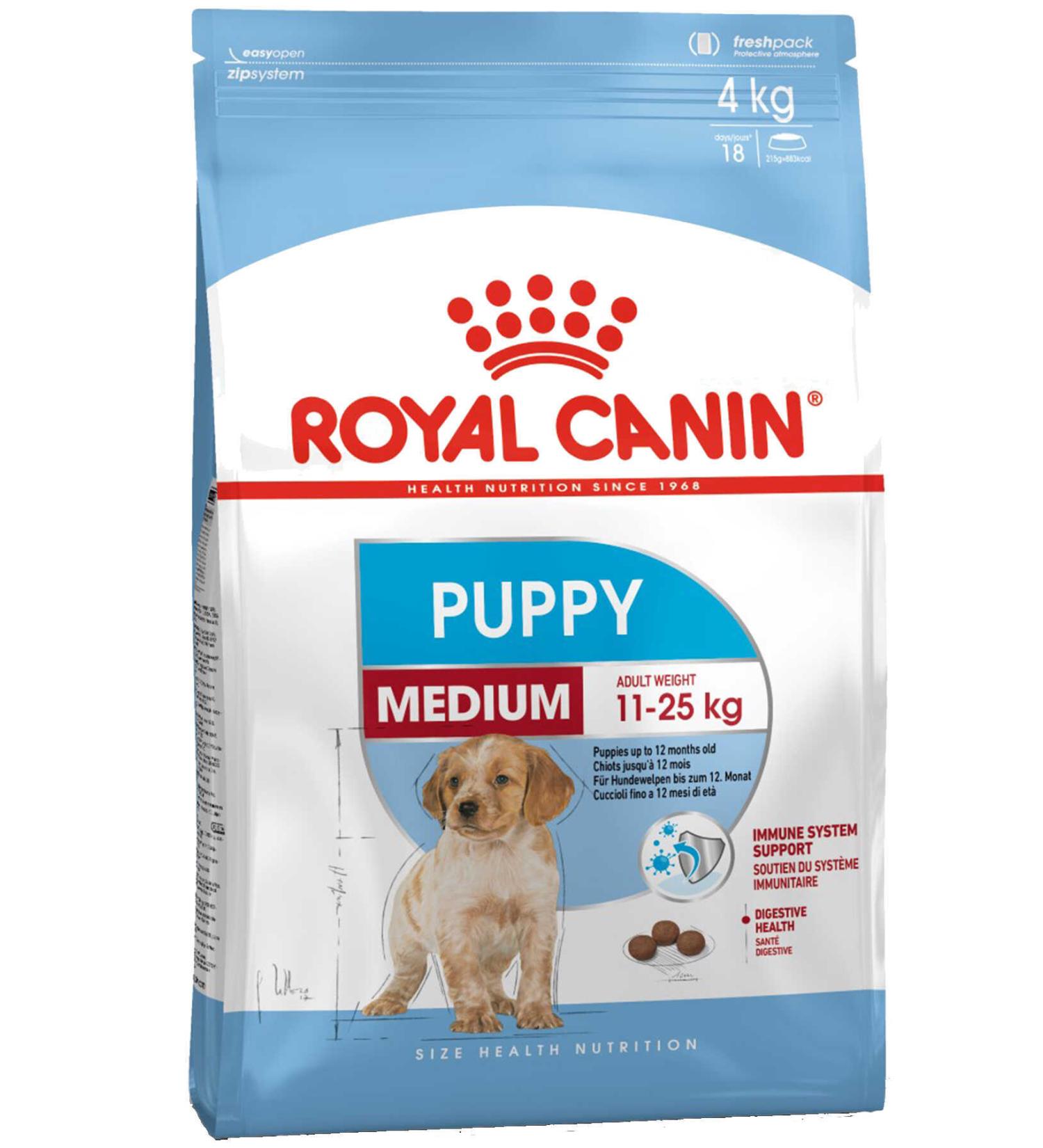 Royal Canin Medium Puppy Medium Breed Puppy Food 4kg