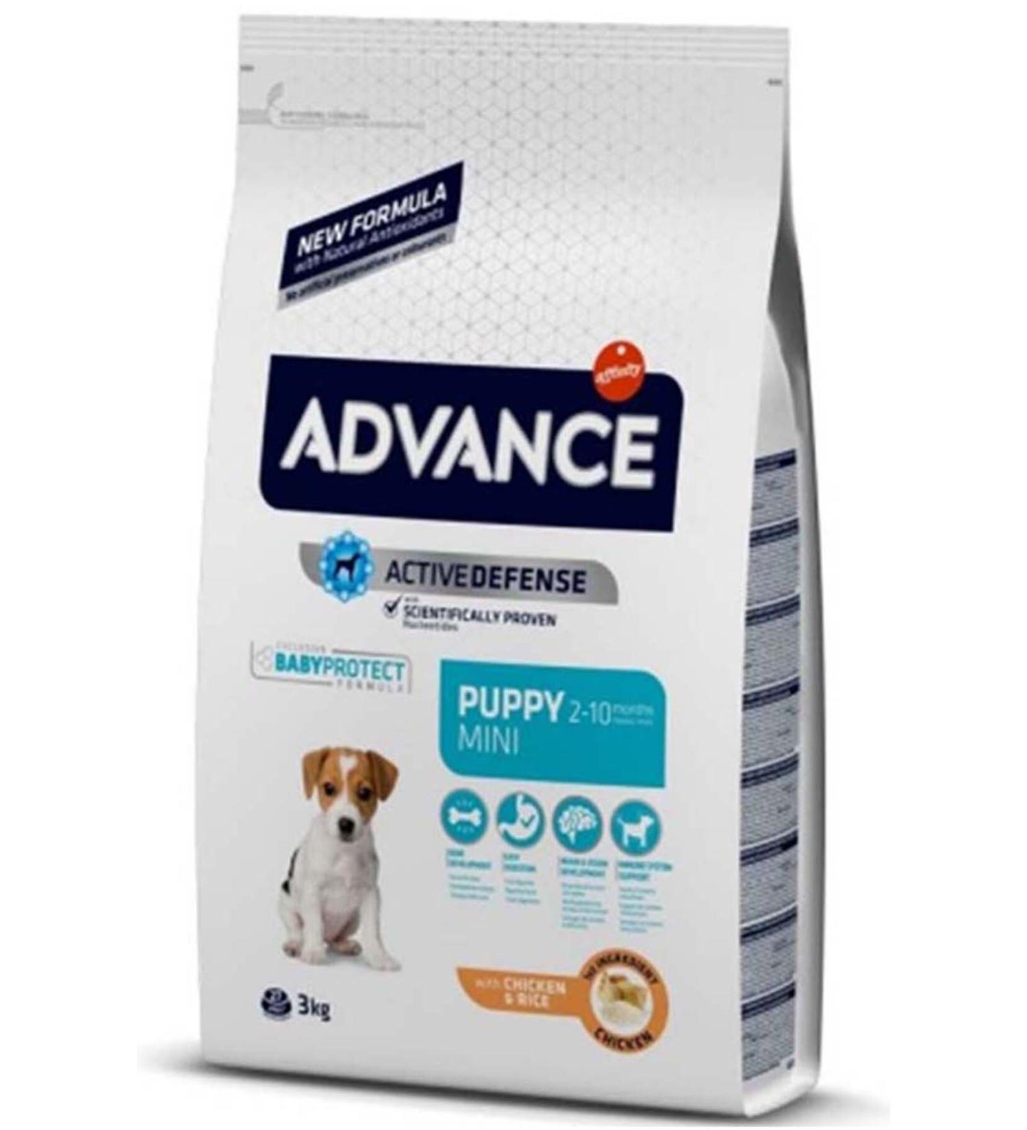 Advance Puppy Chicken and Rice Small Breed Puppy Food 3kg