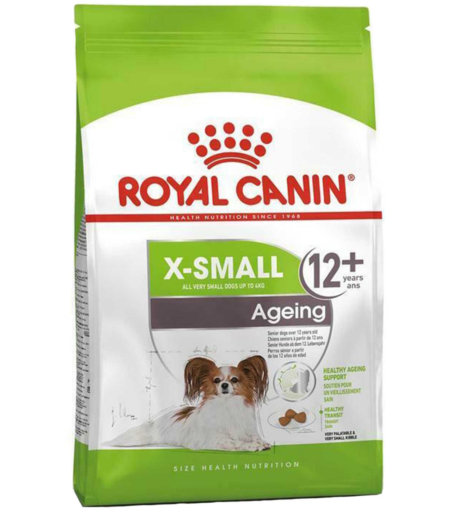 Royal Canin Xsmall Ageing +12 Small Breed Senior Dog Food 1.5kg