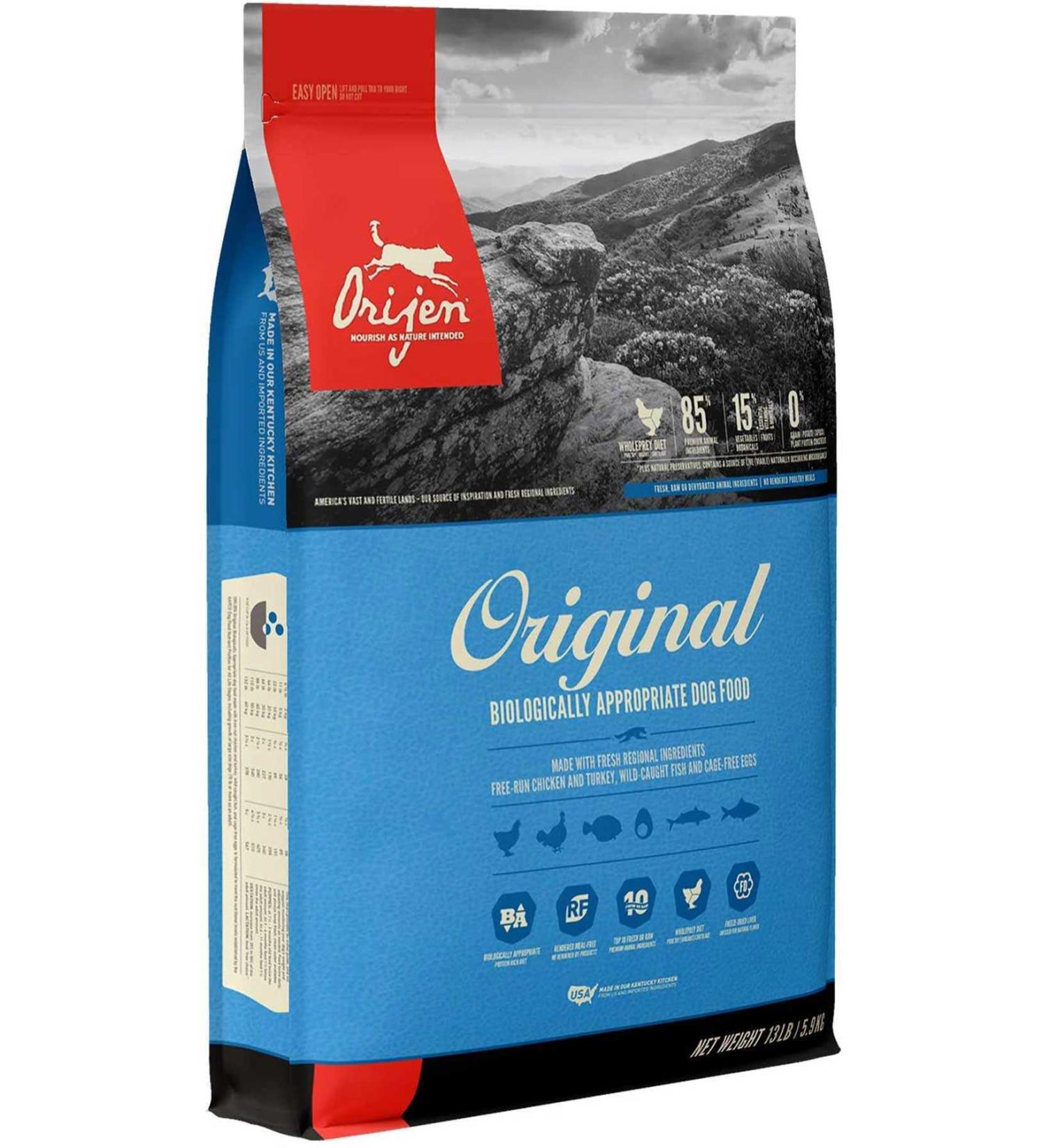 Orijen Original Grain-Free Adult Dog Food 11.4kg