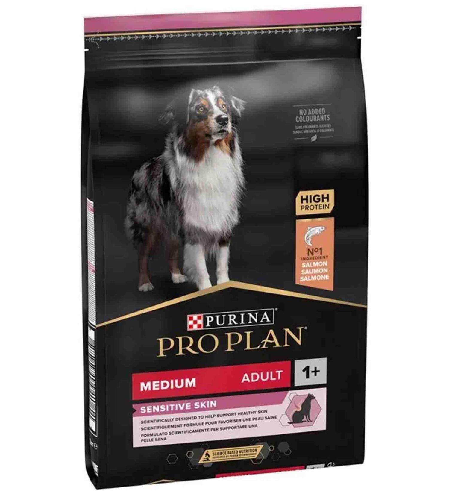Pro Plan Salmon Medium Breed Sensitive Skin Adult Dog Food 14kg