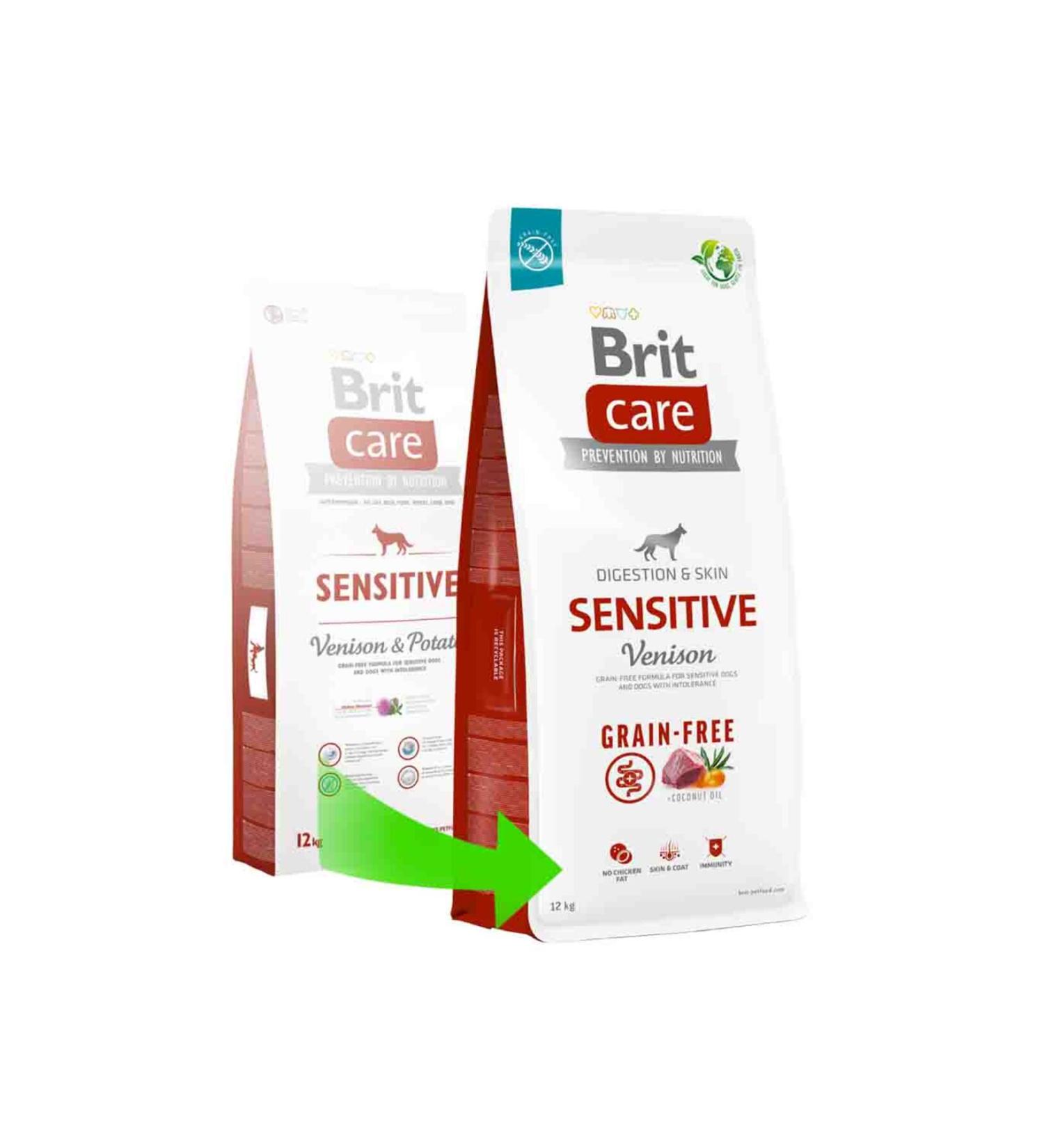 Brit Care Sensitive Digestion & Skin Deer Grain Free Adult Dog Food 12kg