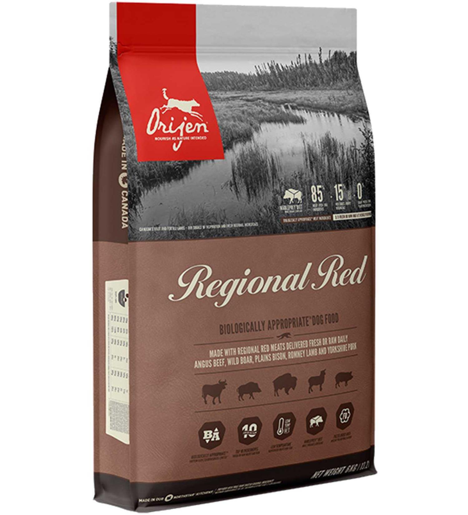 Orijen Regional Red Grain-Free Red Meat Adult Dog Food 11.4kg