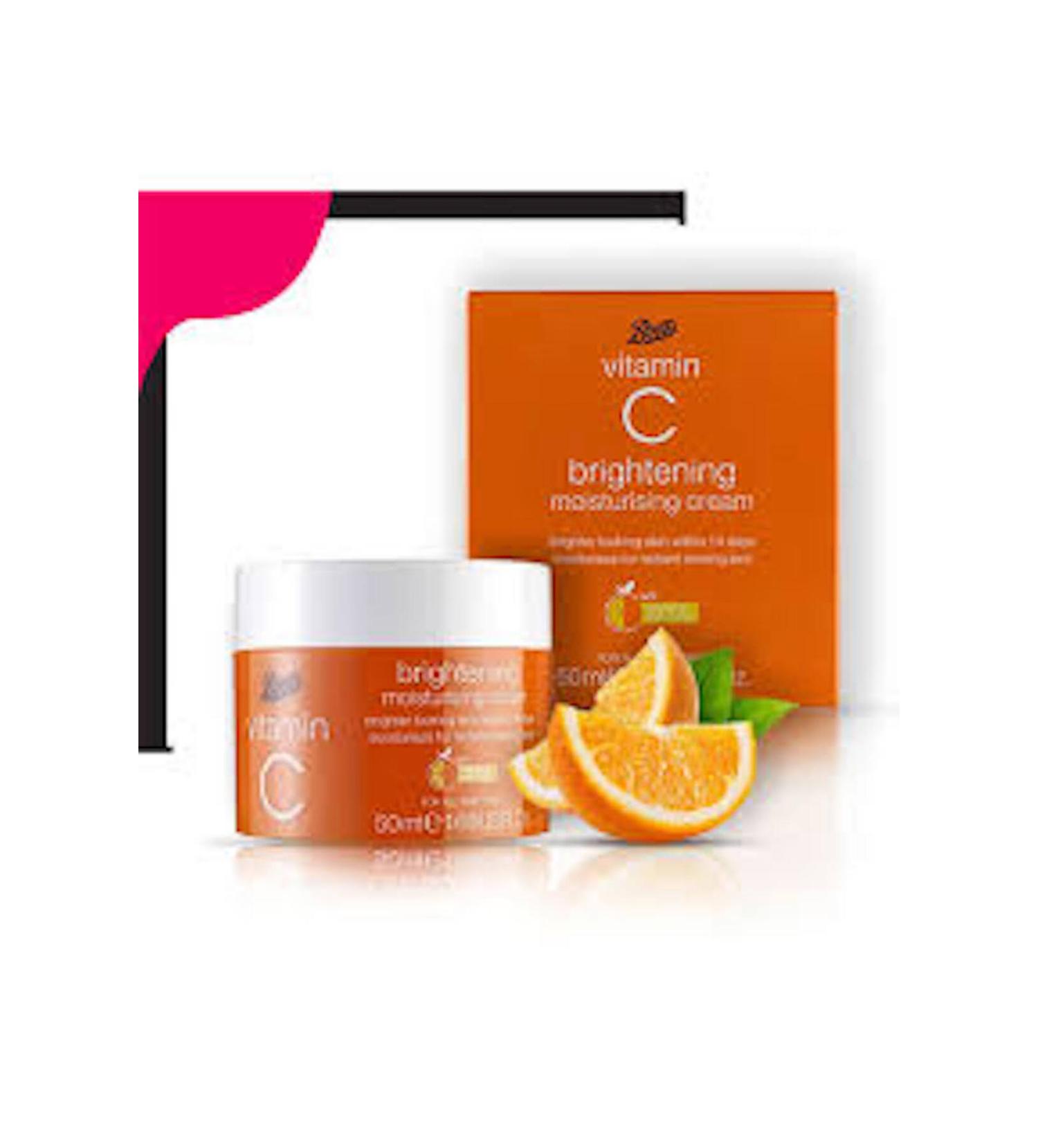 Boots Vitamin C Brightening Moisturising Cream Boots Vitamin C Brightening Moisturising Cream 50ml