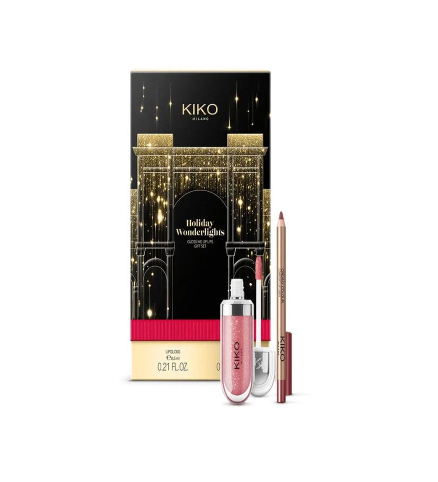KIKO Holiday Wonderlights Train Your Skin Face & Eyes Gift Set 01 Refined Mauve - Buy Online on GoSupps.com