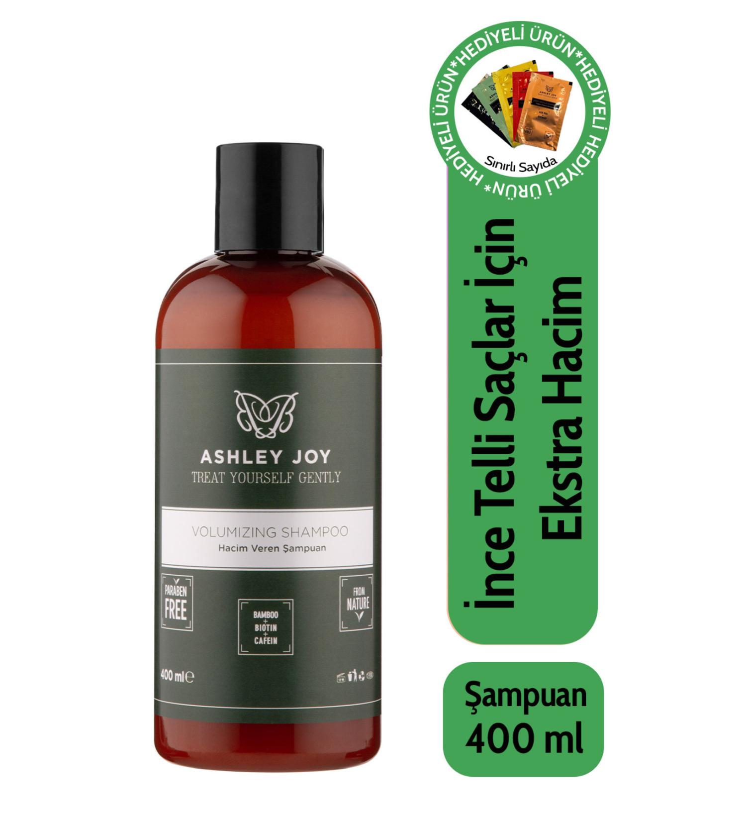 Ashley Joy Volumizing Plant Essence Biotin and Caffeine Shampoo for Fine Hair 400 ml - Buy Online on GoSupps.com
