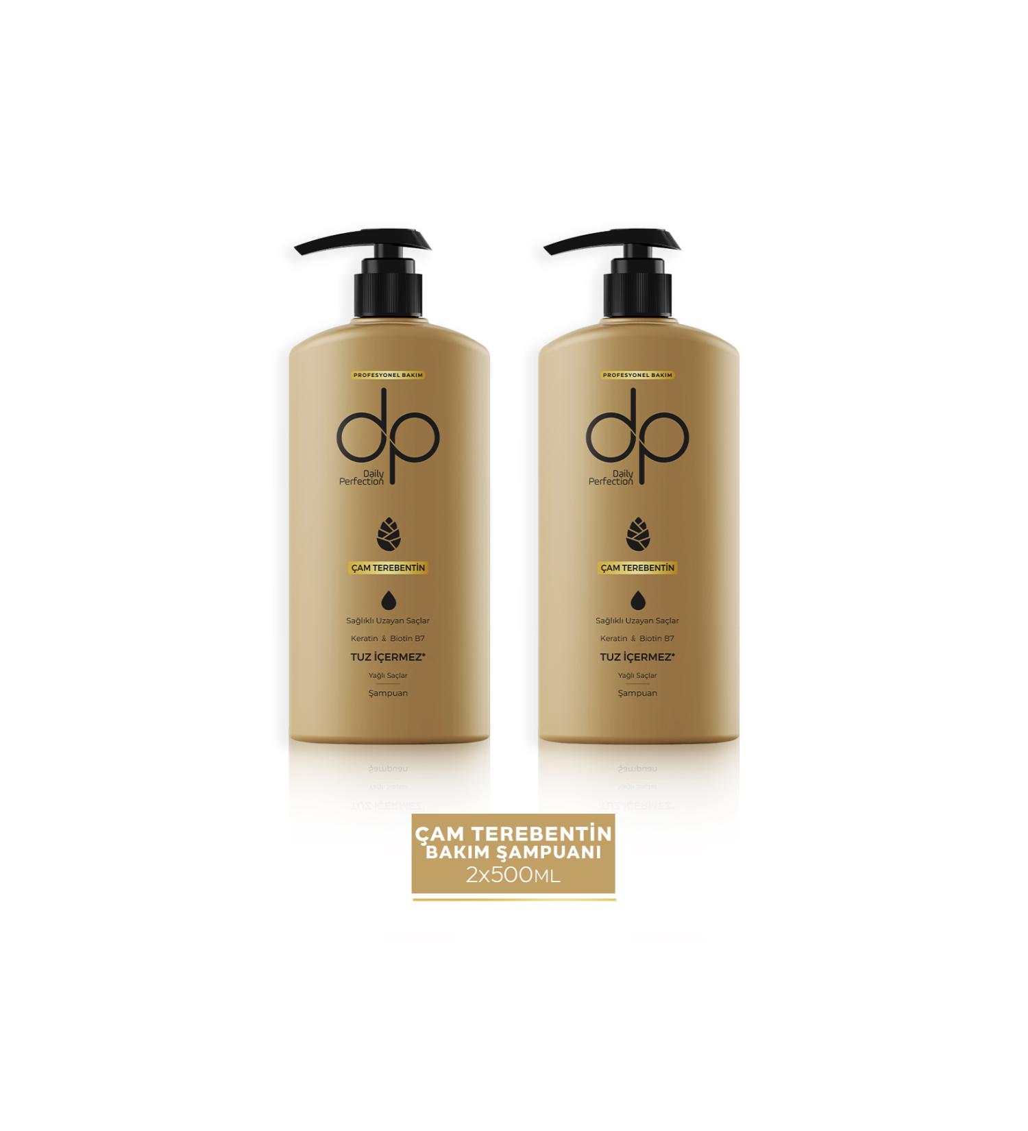 dp Daily Perfection Shampoo Pine Turpentine 500 ml X 2 Pieces - Buy Online on GoSupps.com