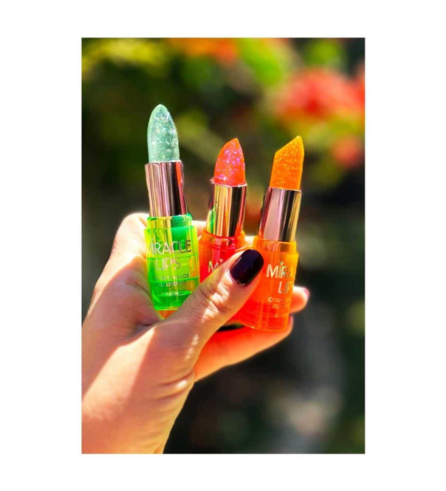 Golden Rose Miracle Lips Color Change Jelly Lipstick - Color Changing Gel Lipstick