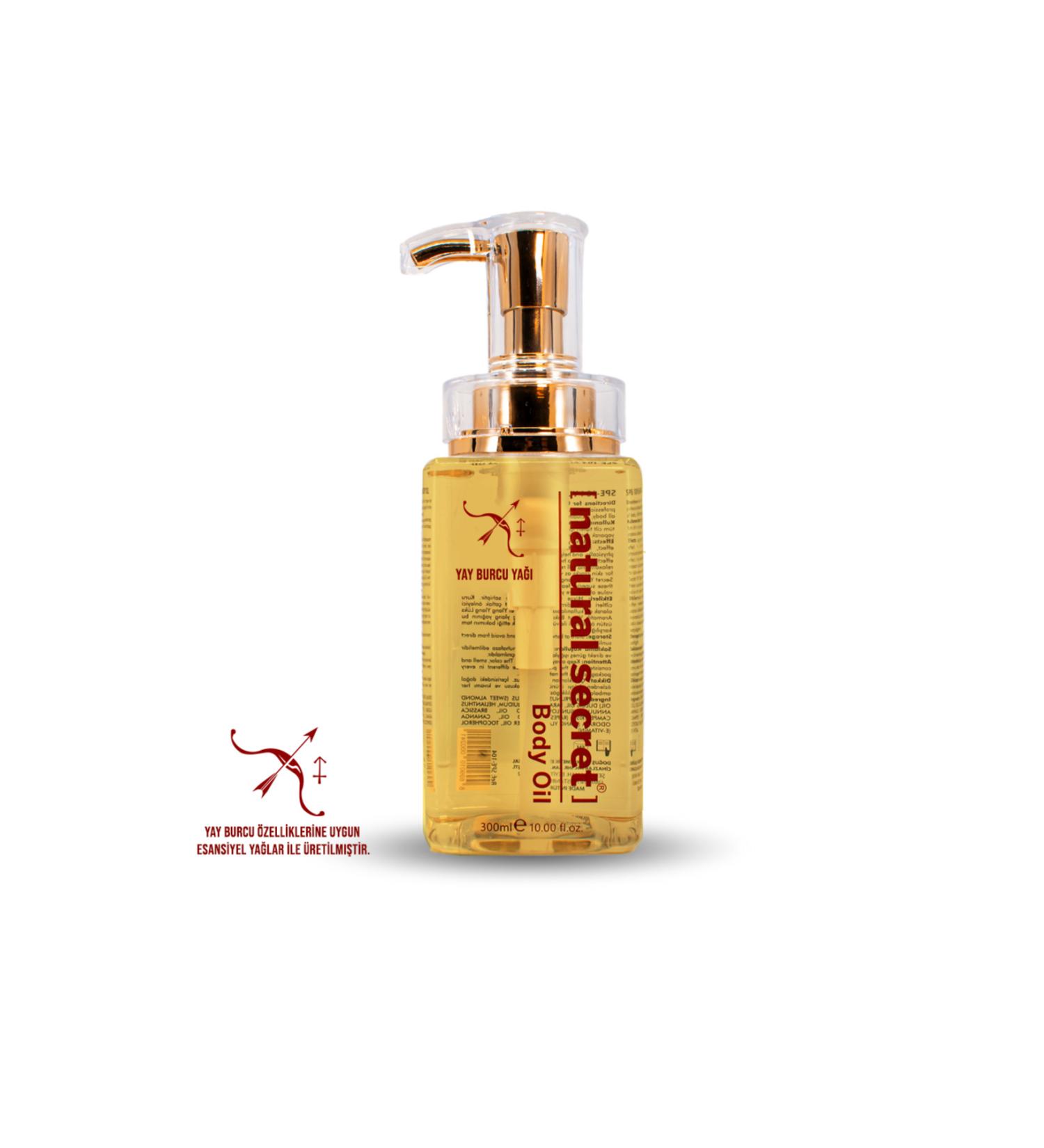 Natural Secret SAGITTARIUS Special Effective Care and Massage Oil / SAGITTARIUS MASSAGE & BODY CARE OIL 300ml