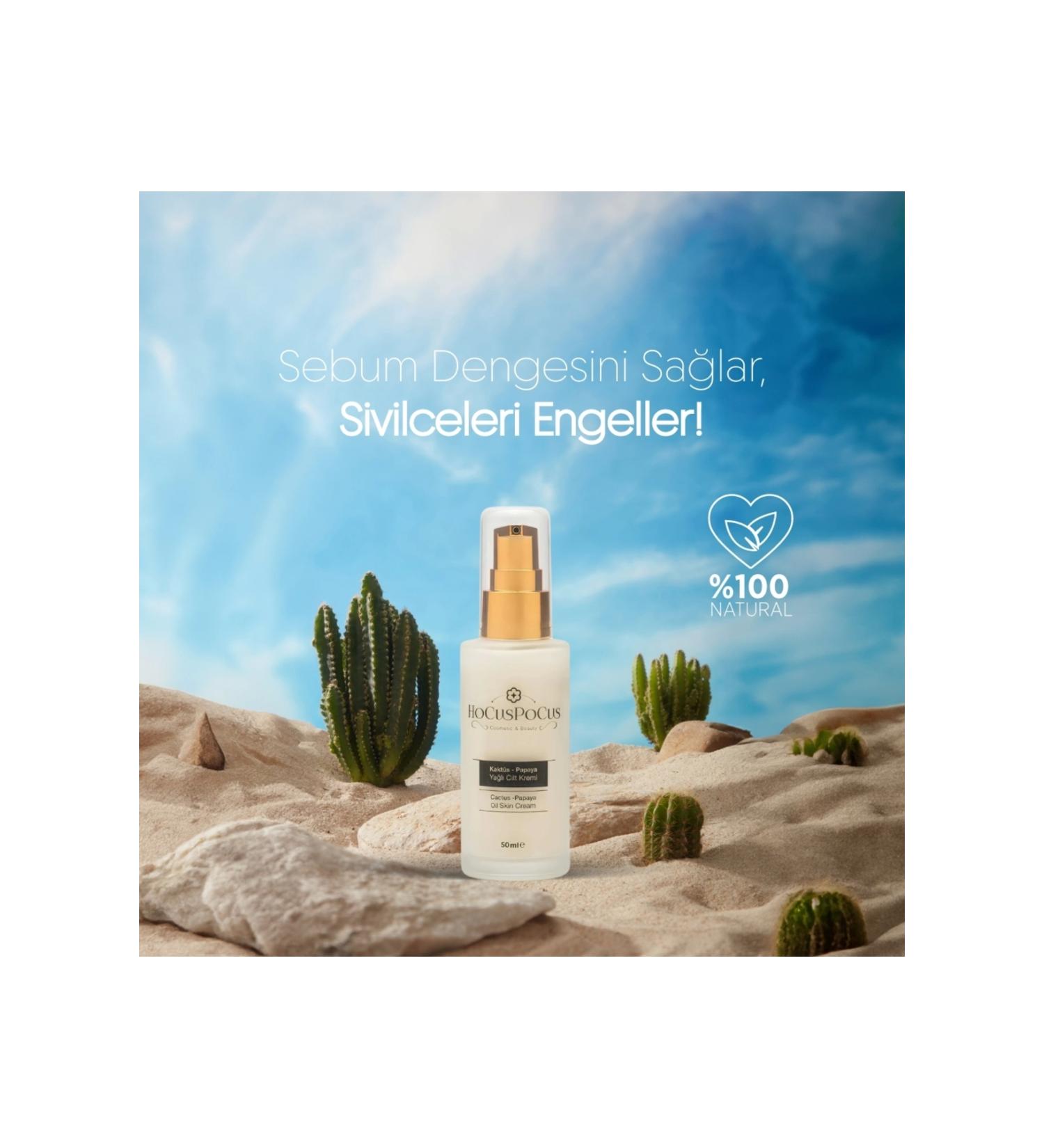 HOCUS POCUS Cactus Papaya Oily/Acne Skin Cream - Buy Online on GoSupps.com