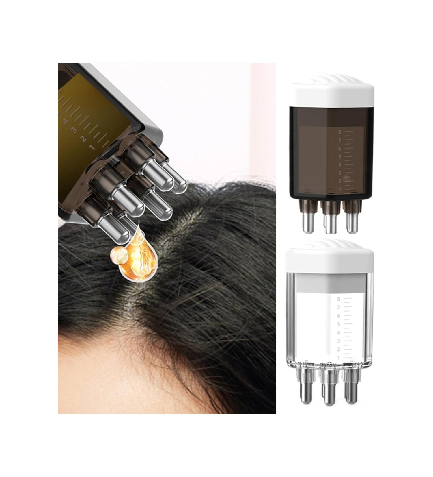 gaman 2 PCS Hair Root Stimulator Massage Feature Hair Care Oil Application Bottle Care Oil Dispenser - Buy Online on GoSupps.com