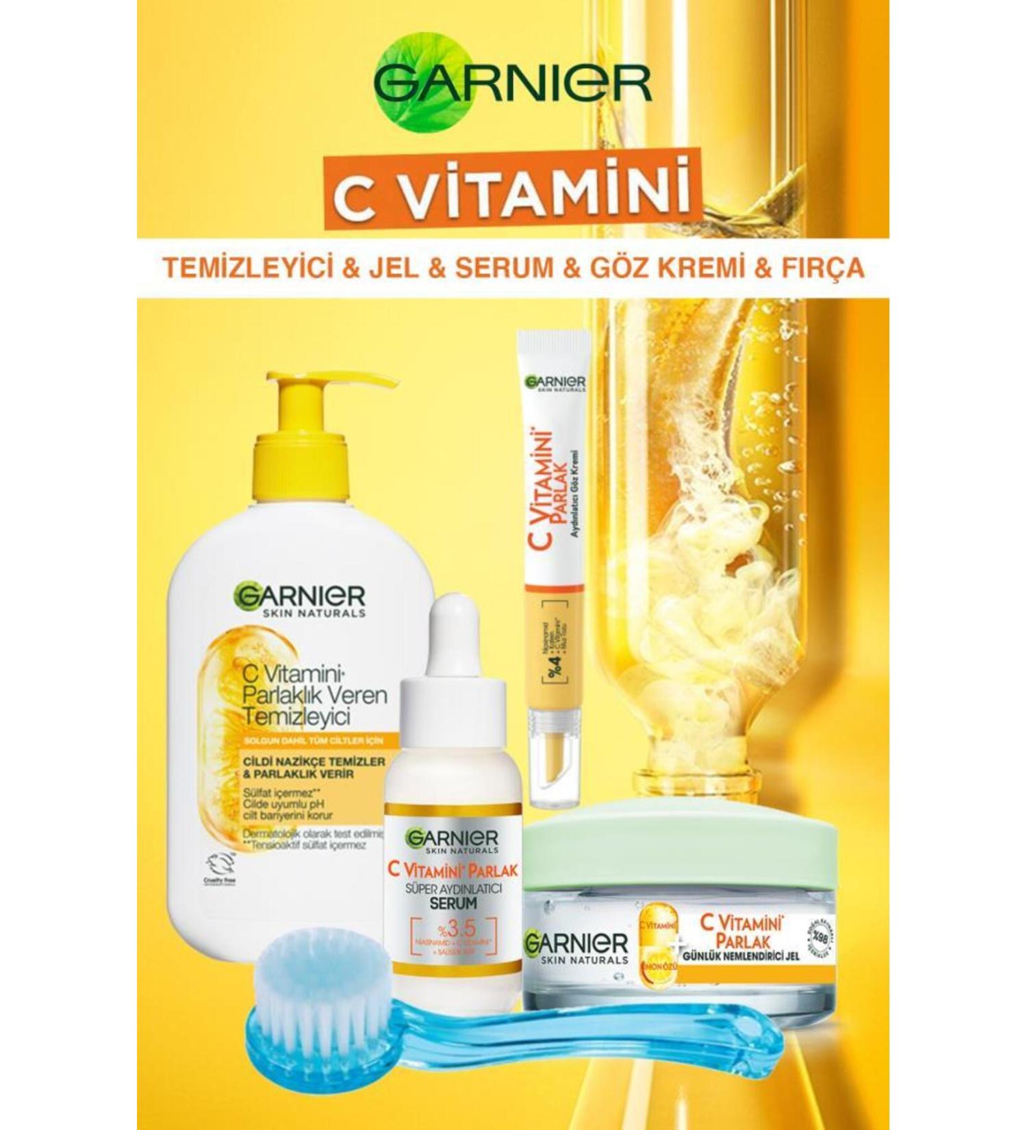 Garnier Vitamin C Brightening Glass Skin Appearance Essential Skin Care Set - Buy Online on GoSupps.com