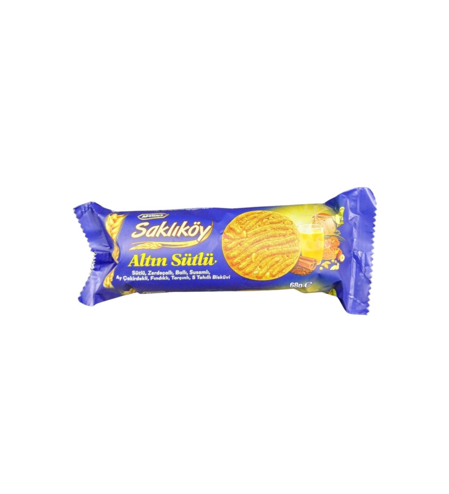 lker Gold Milk Sakl k y Biscuits 68 Grams x 18 Pieces (Total 1224 Grams) - Buy Online on GoSupps.com