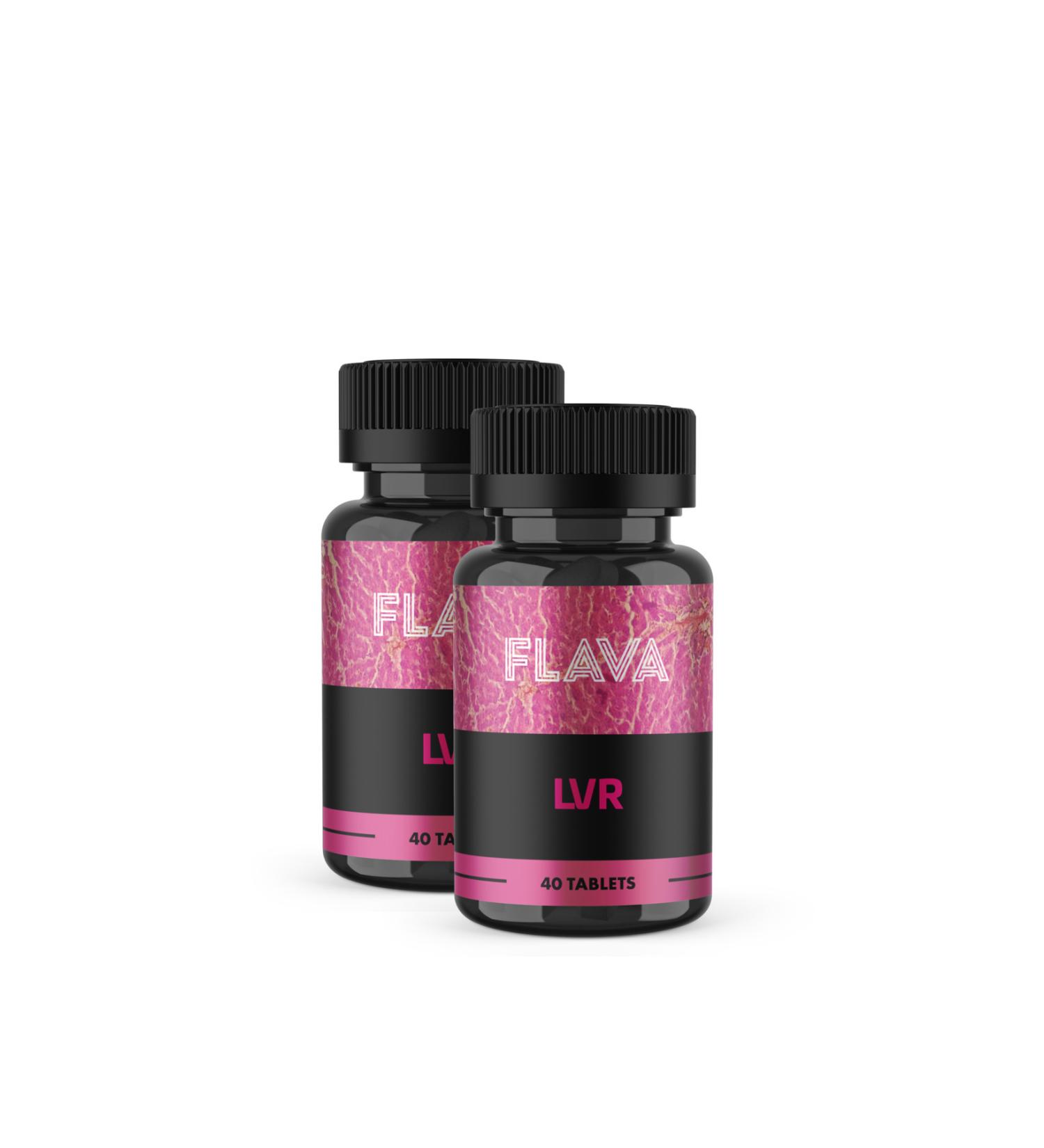 FLAVA Lvr - 40 Tablets x 2 Pieces