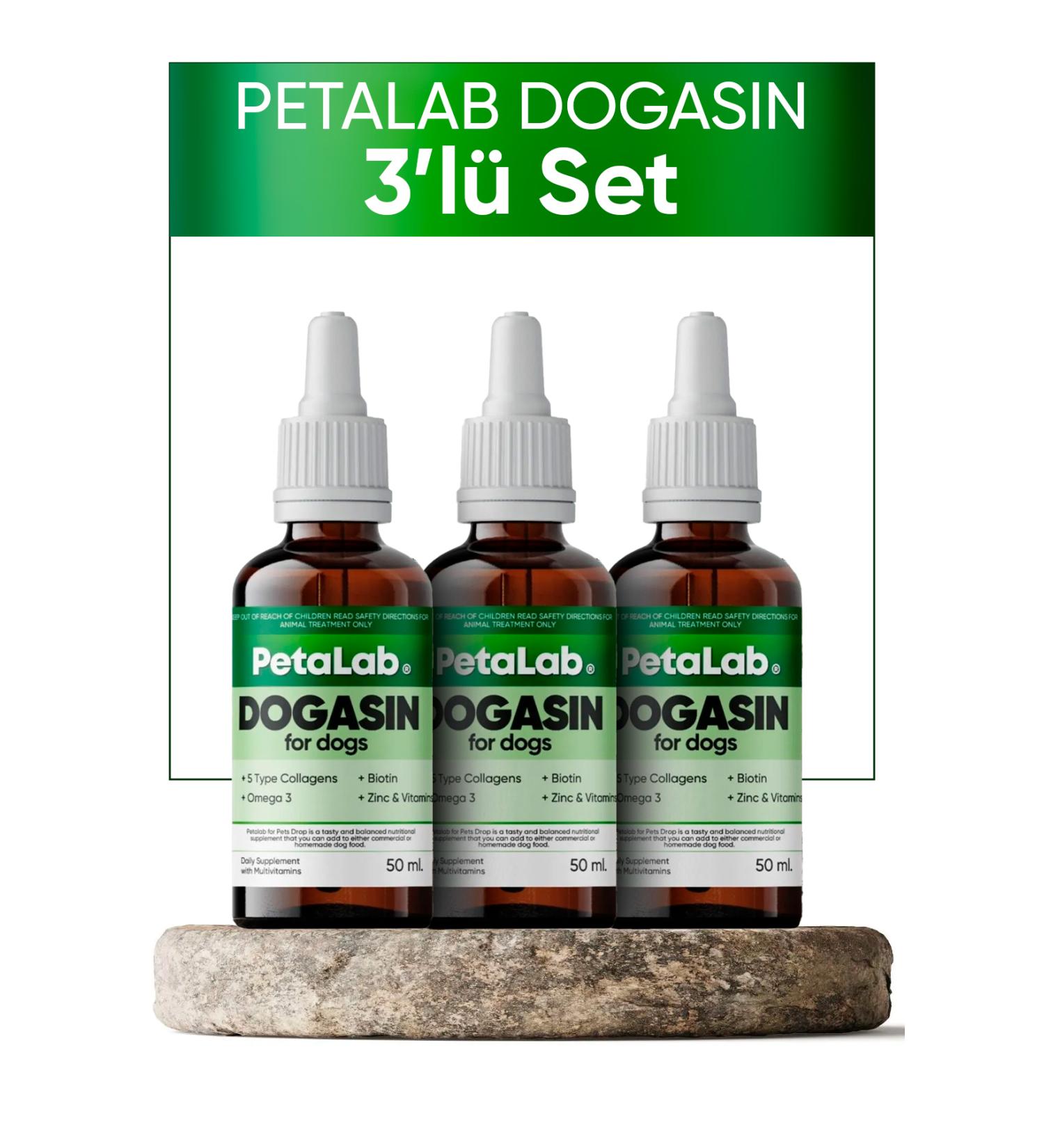 Petalab Dogasin For Dogs 50 ml (COLLAGEN HAIR HEALTH DROP FOR DOGS) SET OF 3