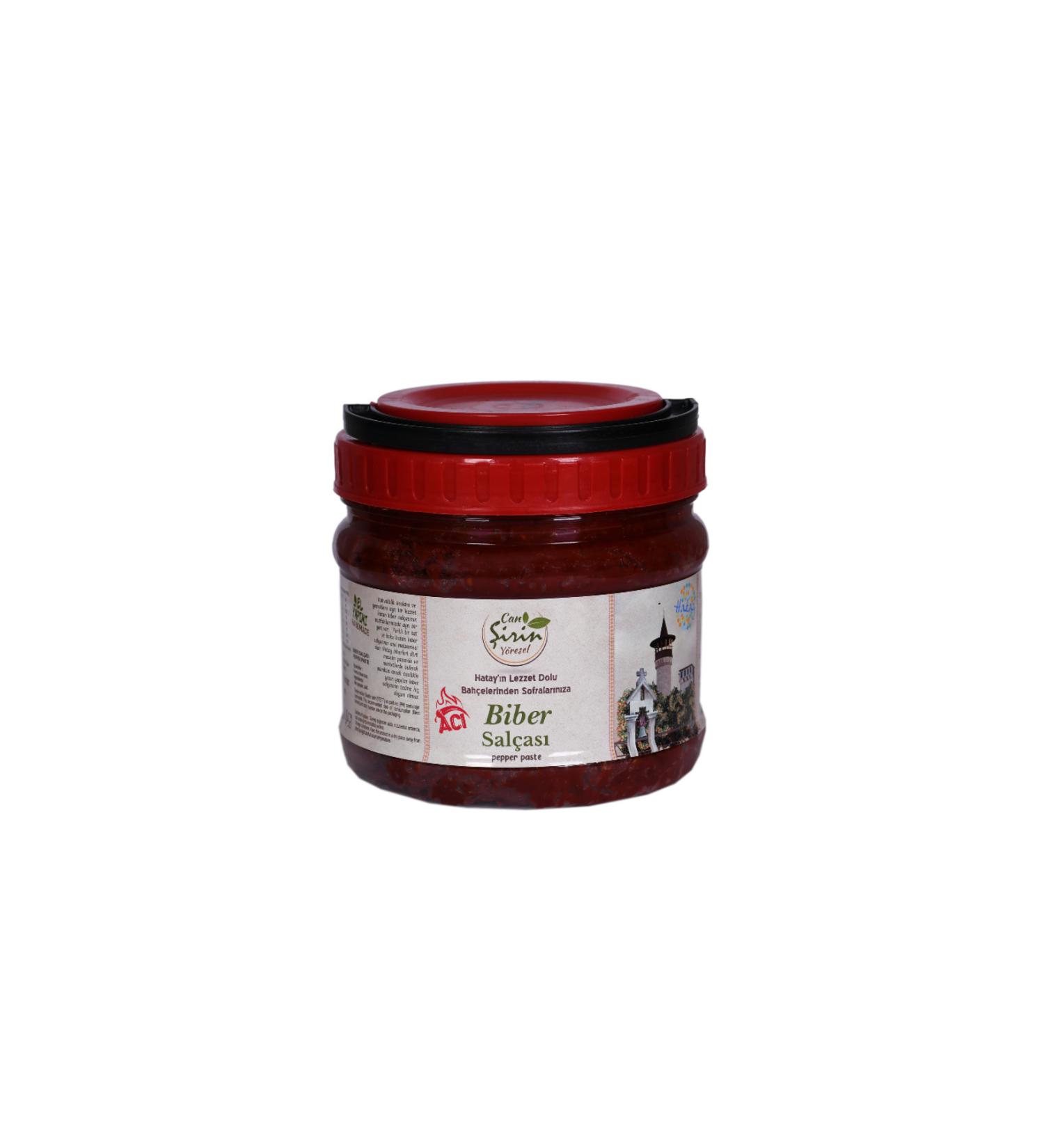 Can irin Local Hatay Local Hot Pepper Paste 1kg