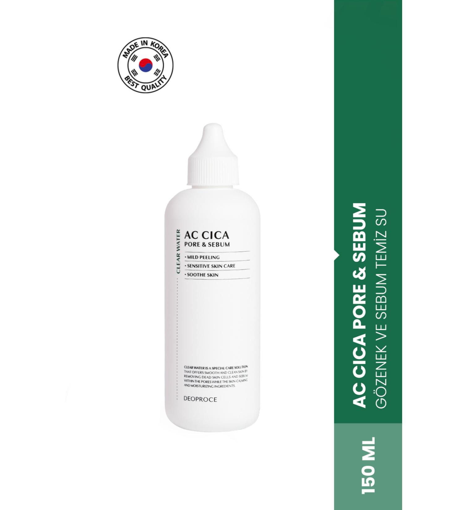 DEOPROCE Ac Cica Pore and Sebum Cleansing Water - Buy Online on GoSupps.com