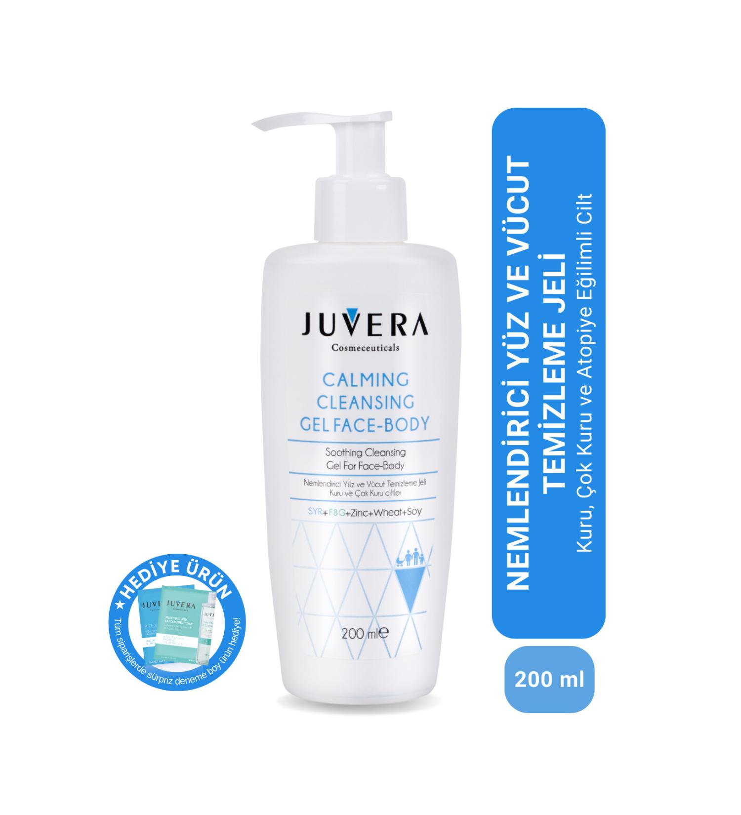 JUVERA Cosmeceuticals Moisturizing Face and Body Cleansing Gel - Calming Cleansing Gel Face-body 200 Ml 8682665350021 - Buy Online on GoSupps.com