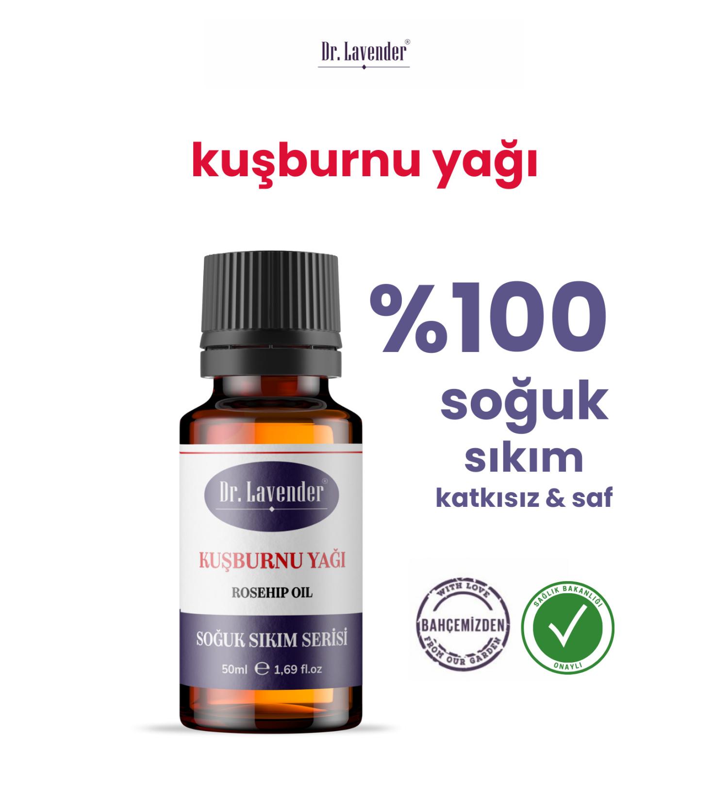 Dr. Lavender Rosehip Seed Oil Cold Pressed From Our Garden 50 ML - Buy Online on GoSupps.com