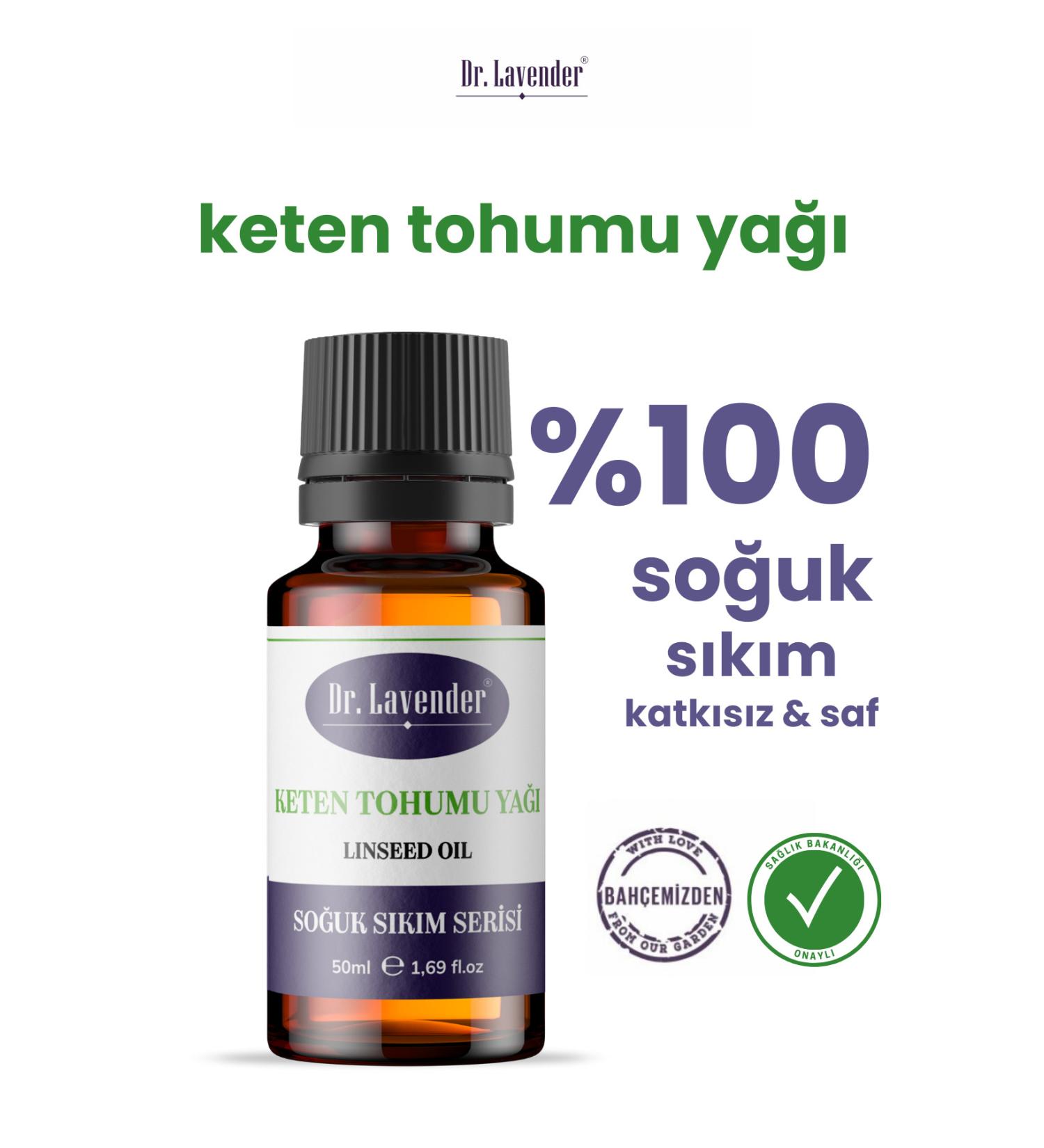 Dr. Lavender Our Garden Flaxseed Oil Cold Pressed Oil 50 ML - Buy Online on GoSupps.com