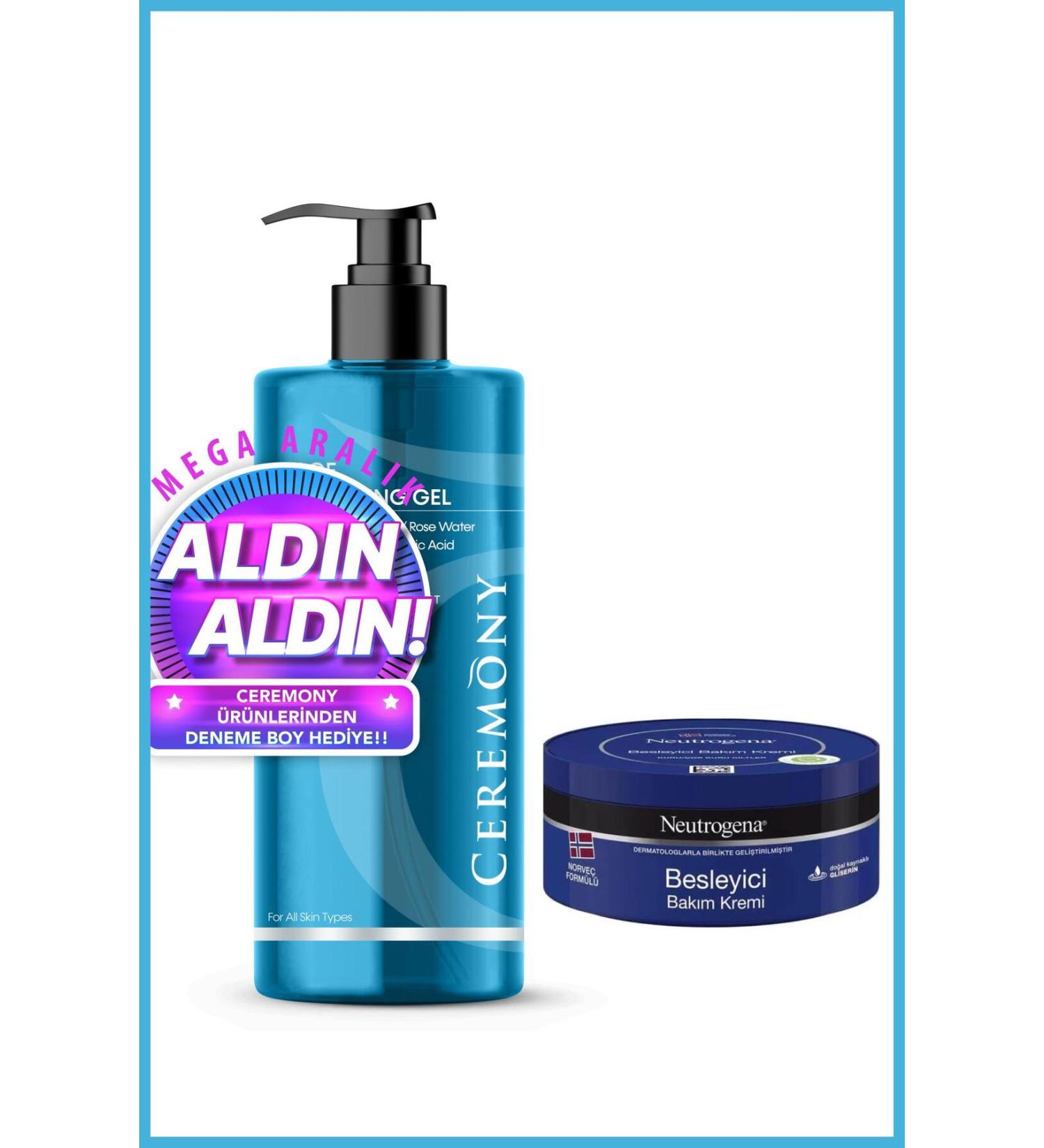 Ceremony Moisturizing & Purifying & Antipigmentation Facial Cleansing Gel 400 ml Neutrogena