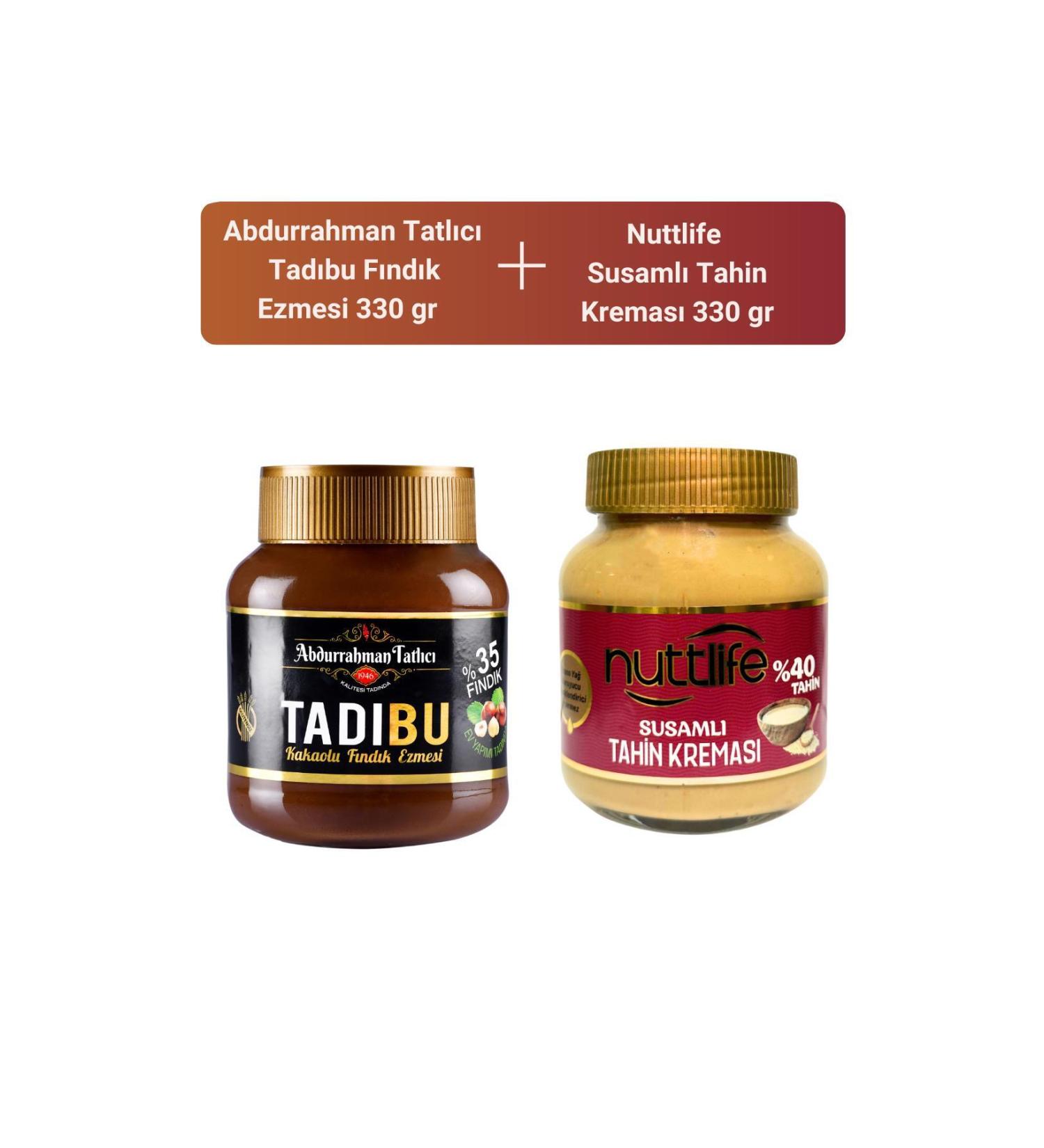 Abdurrahman Tatl c Abdurrahman Tatl c Tad bu 330 gr + Nuttlife Sesame Tahini Cream 330 gr